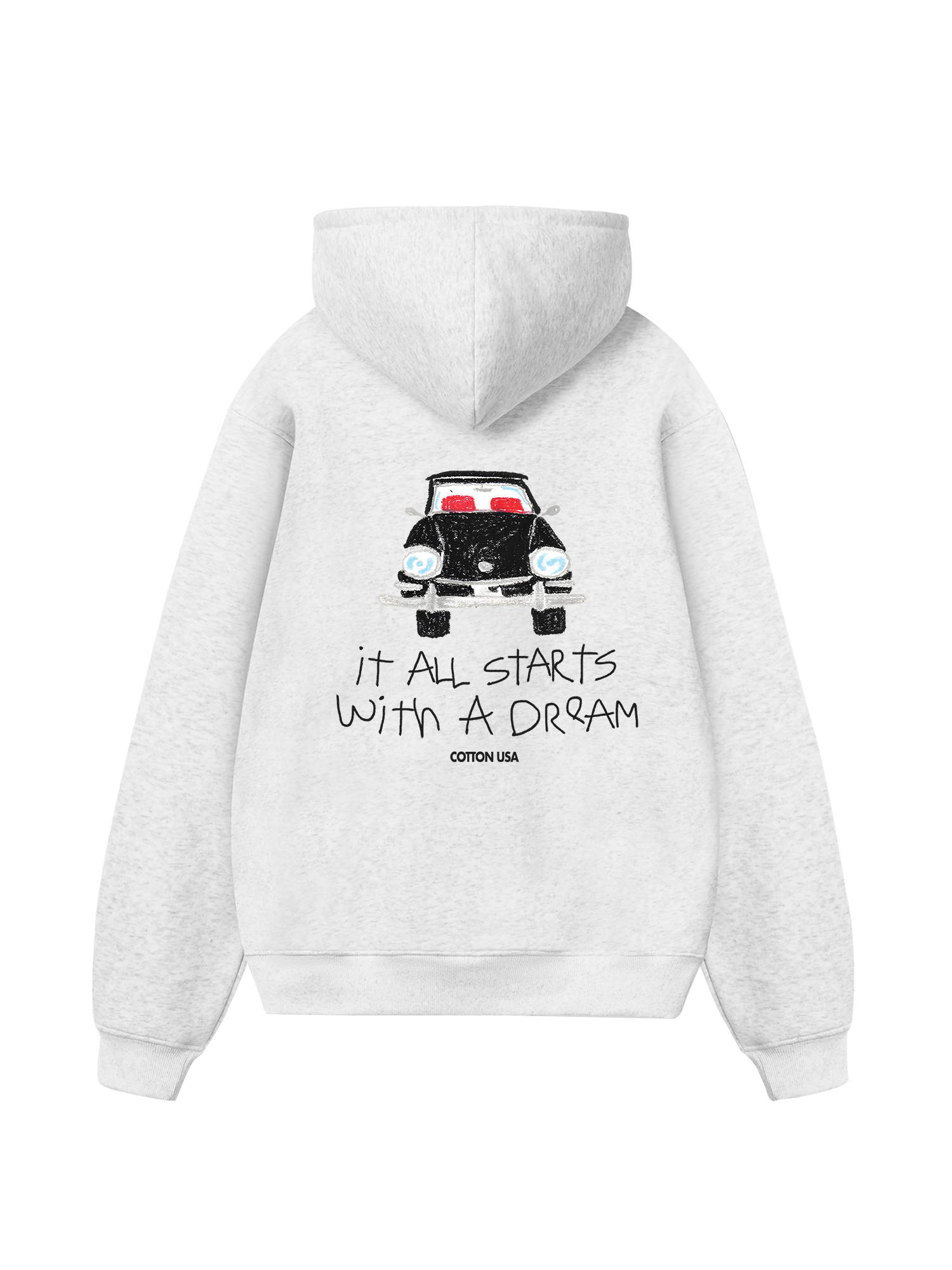 Classic Car Dream Crayon Hoodie