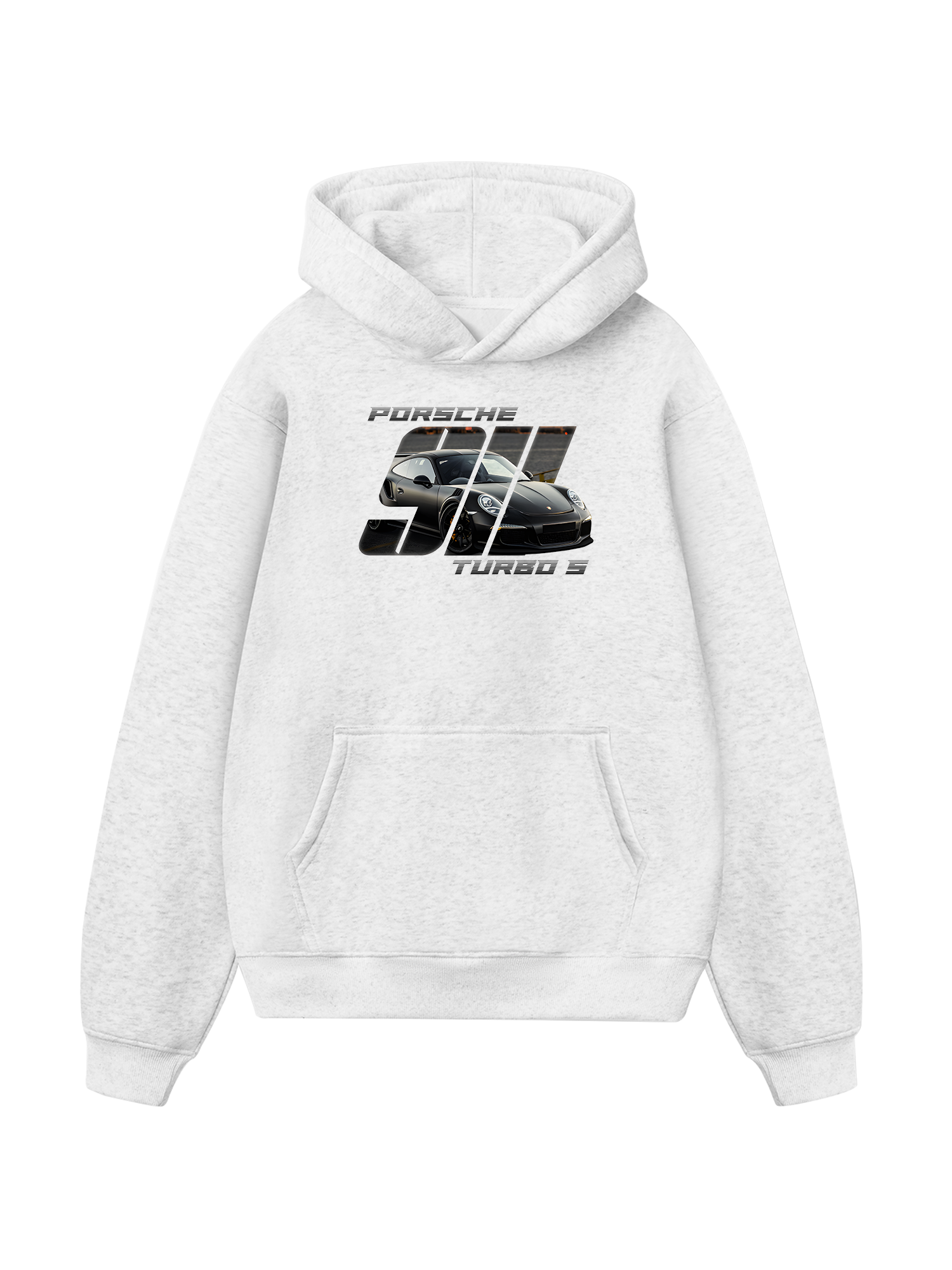 Áo hoodie Porsche Silver Turbo S Hoodie
