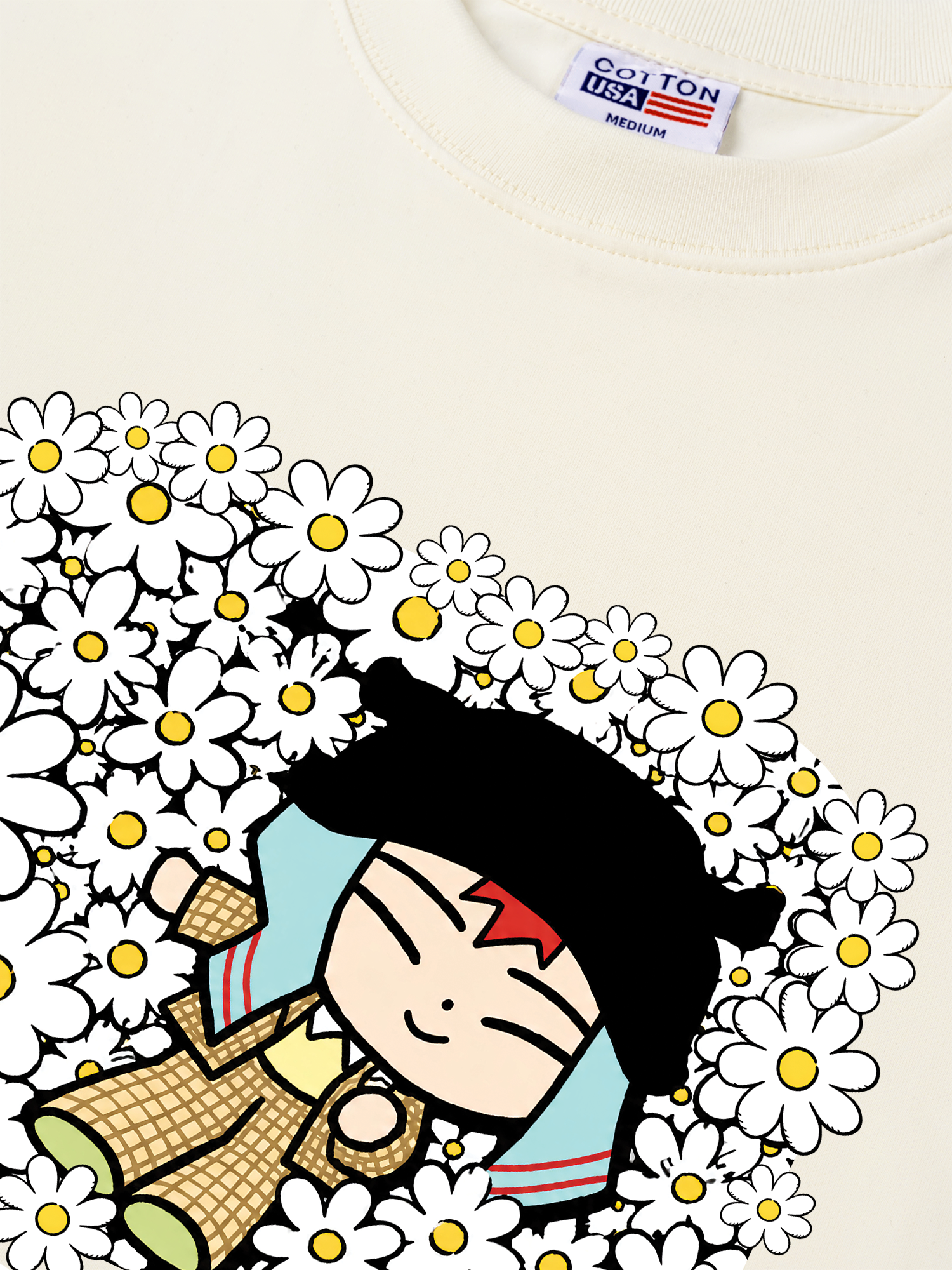 Áo Thun Relaxed Fit GD Daisy Flower