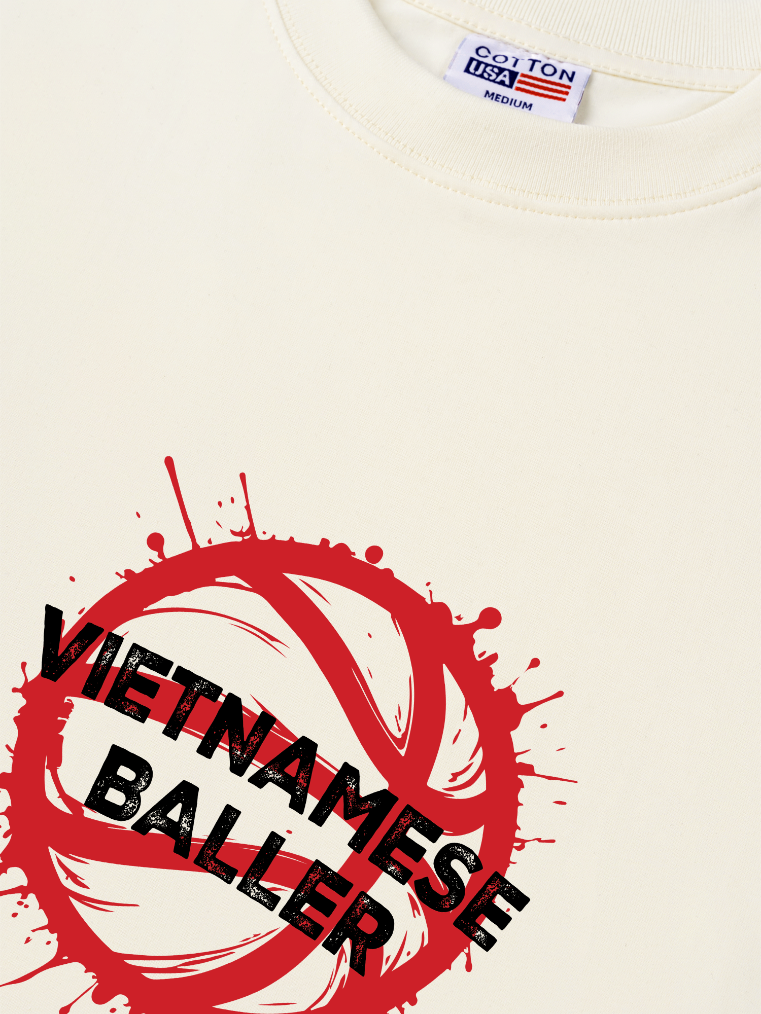 Áo Thun Relaxed Fit Basketball Vietnamese Baller