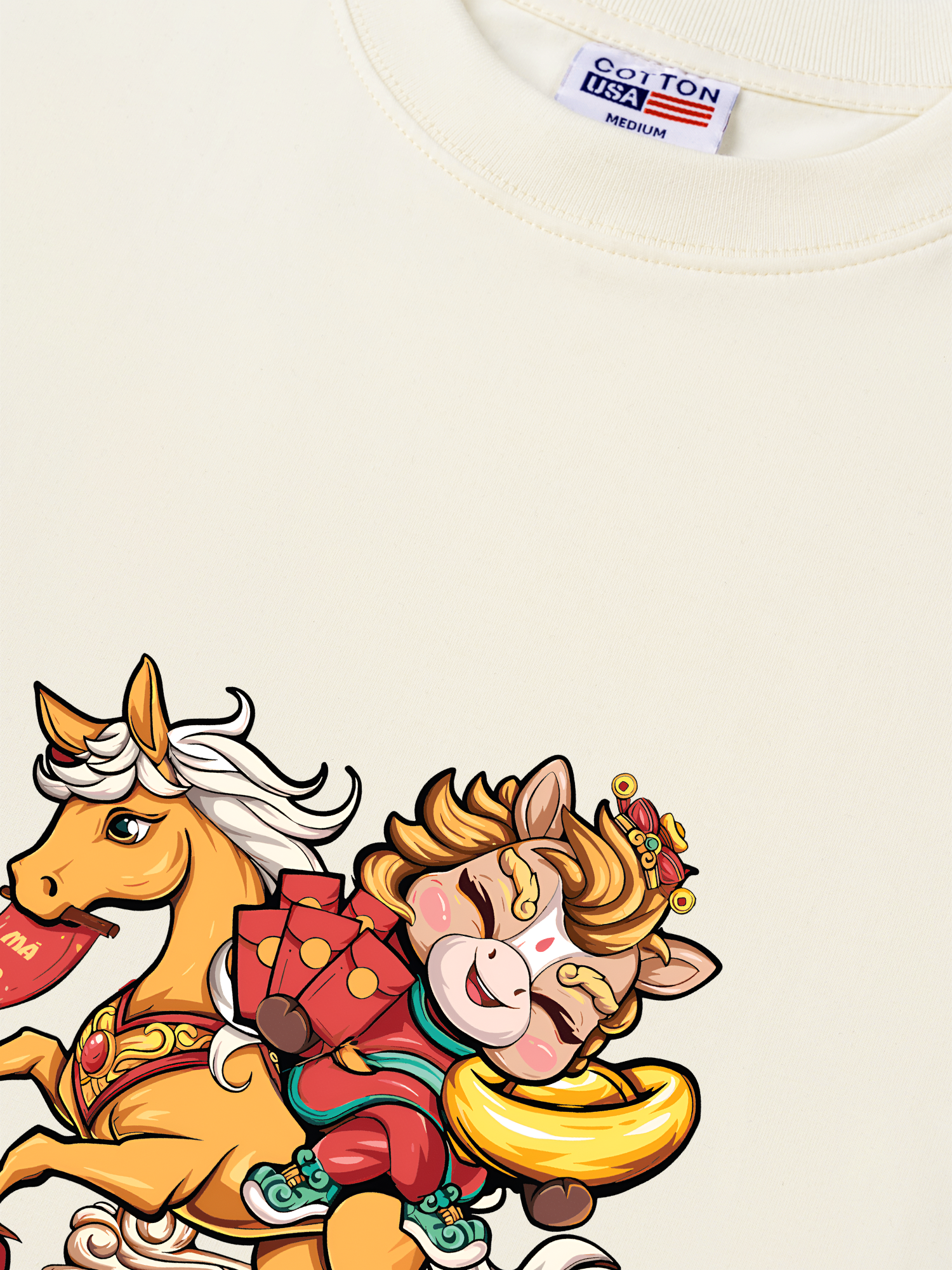 Áo Thun Relaxed Fit Mã Đáo Thành Công