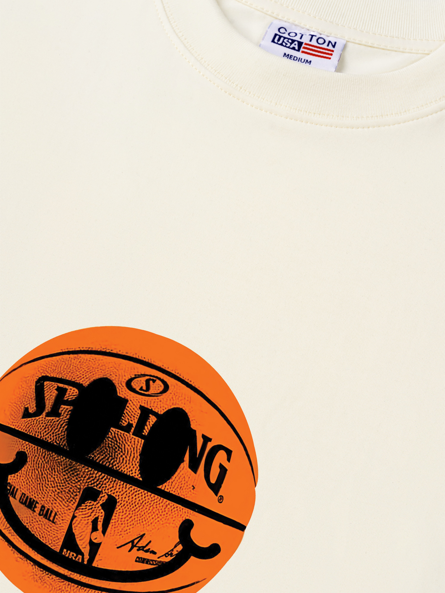Áo Thun Relaxed Fit  Basketball Smiley Ball