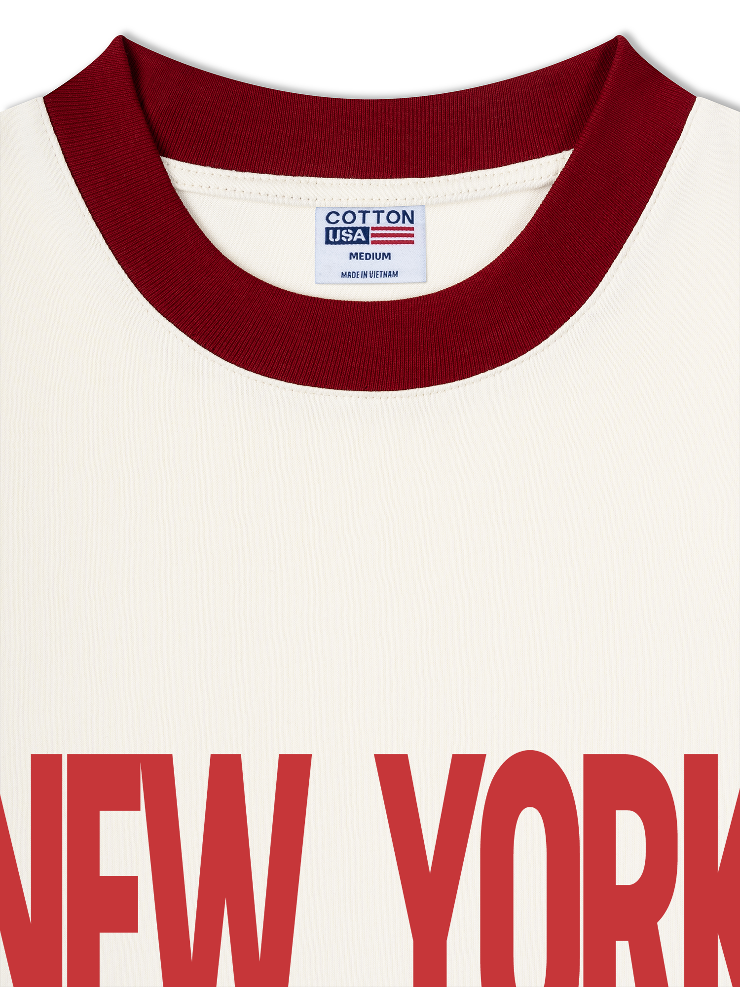 Áo Thun Ringer Relaxed Fit City New York