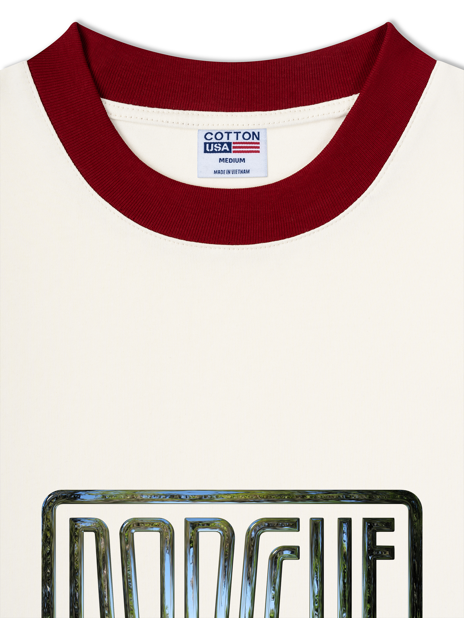 Áo Thun Ringer Relaxed Fit Porsche Chrome Sign