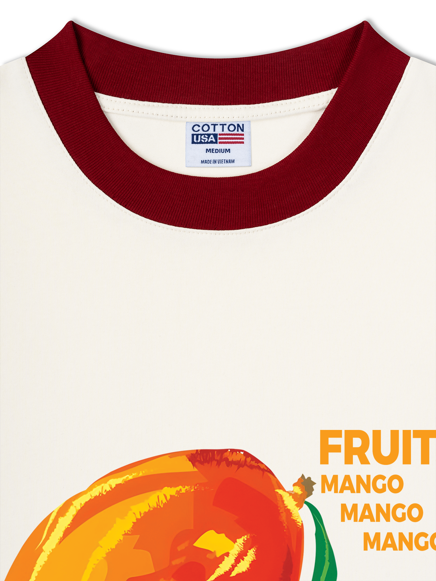 Áo Thun Ringer Relaxed Fit Tropical Mango