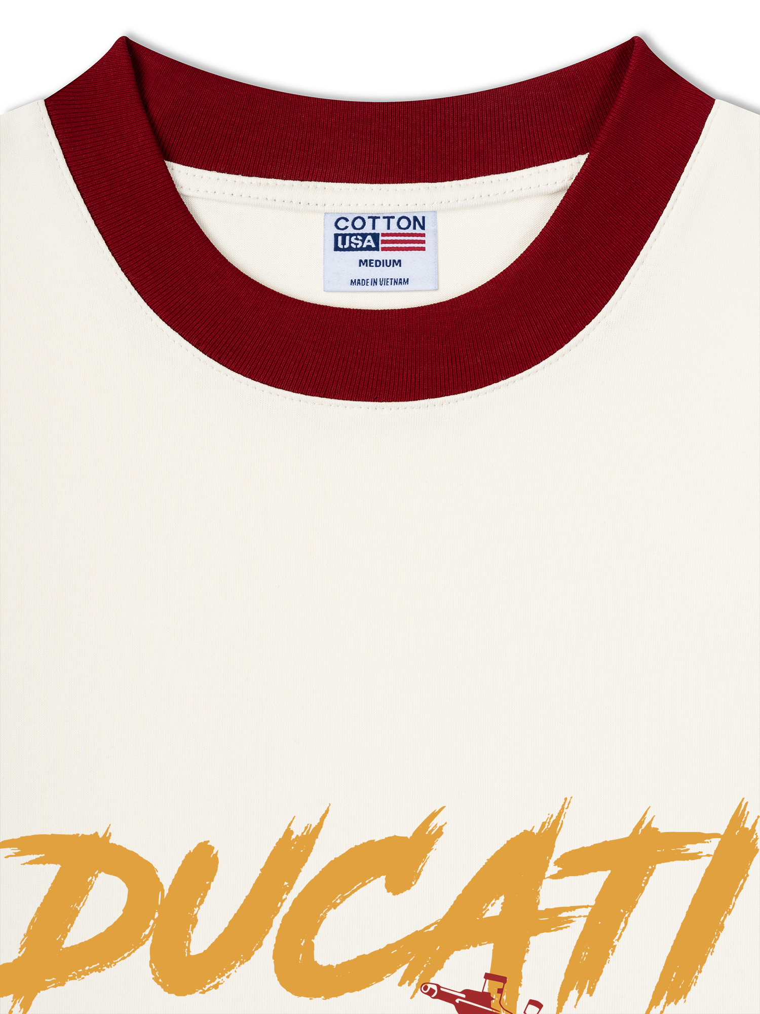 Áo Thun Ringer Relaxed Fit Ducati Spirit