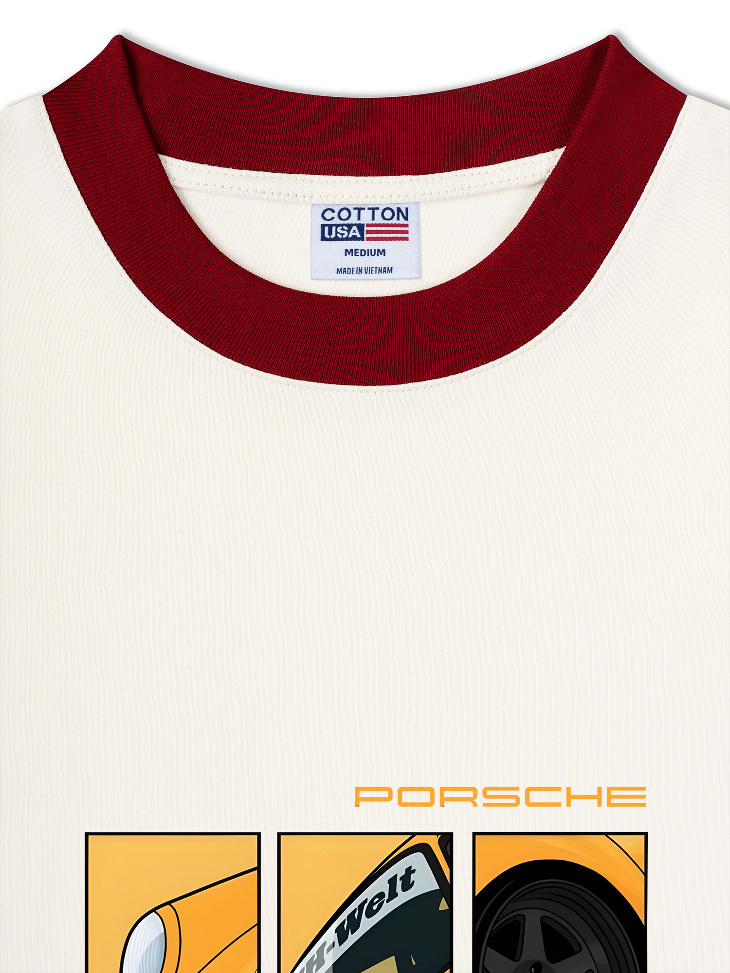 Áo Thun Ringer Relaxed Fit PORSCHE JH-Welt