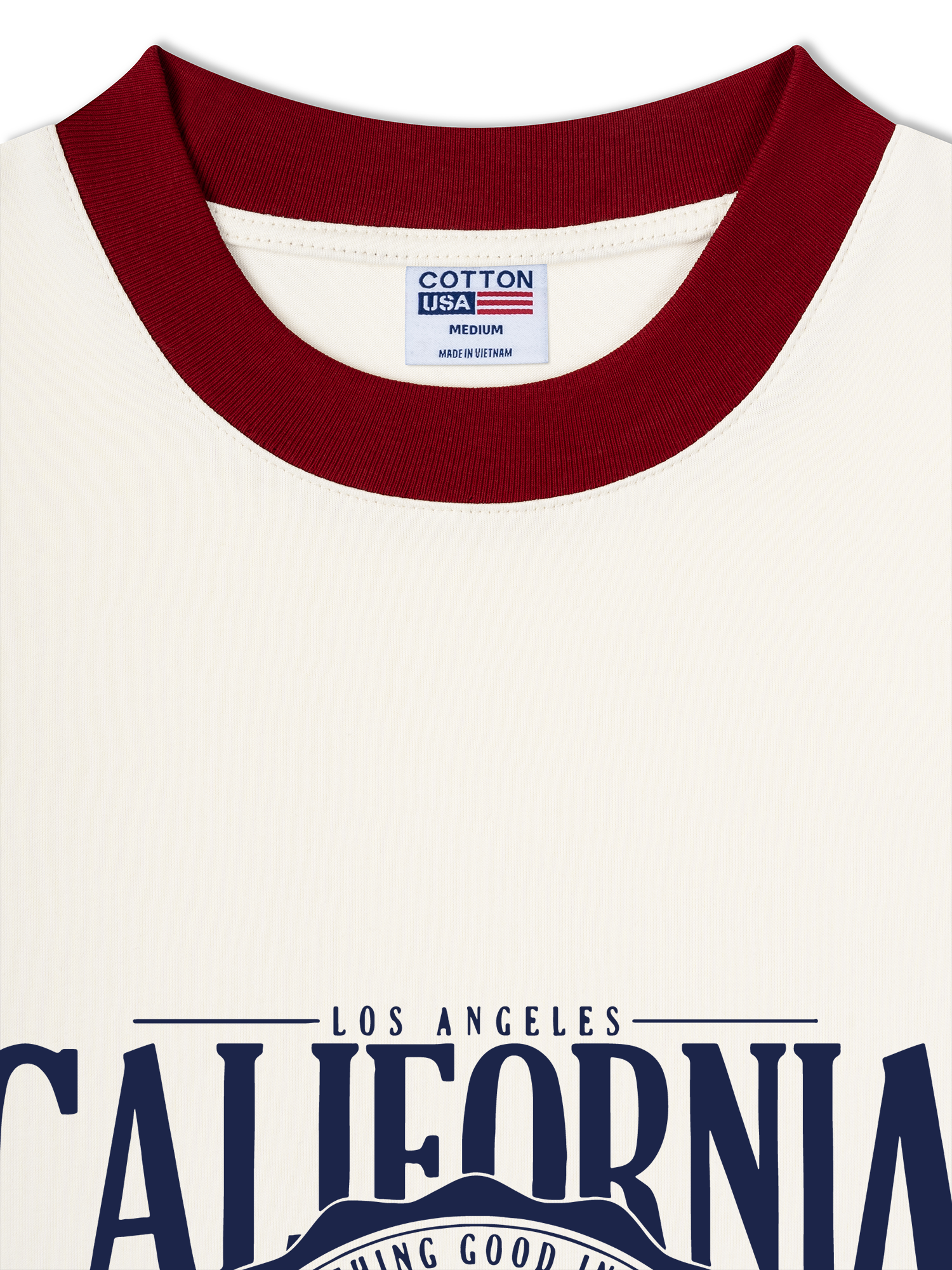 Áo Thun Ringer Relaxed Fit City Califonia