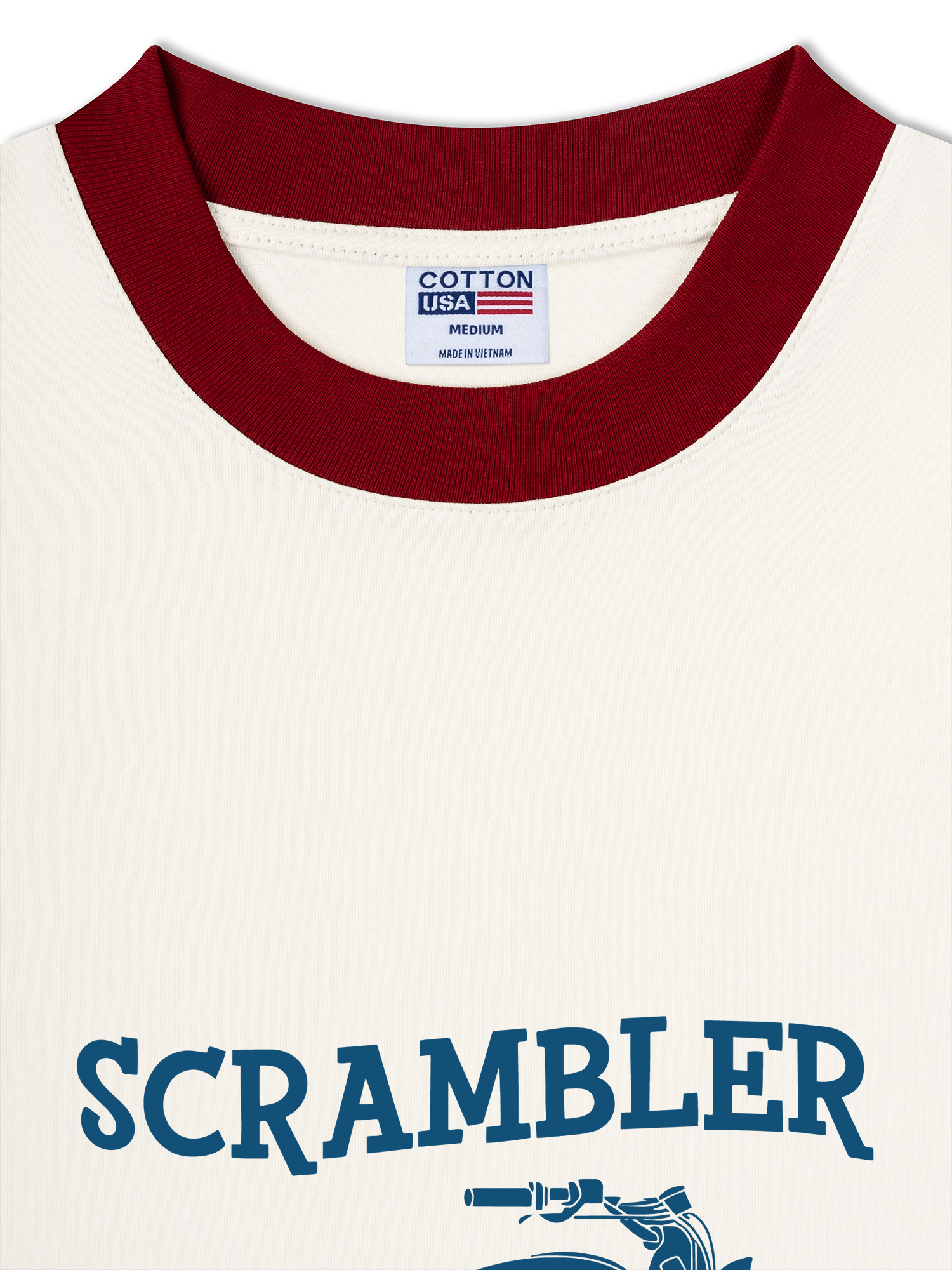 Áo Thun Ringer Relaxed Fit Scrambler Spirit