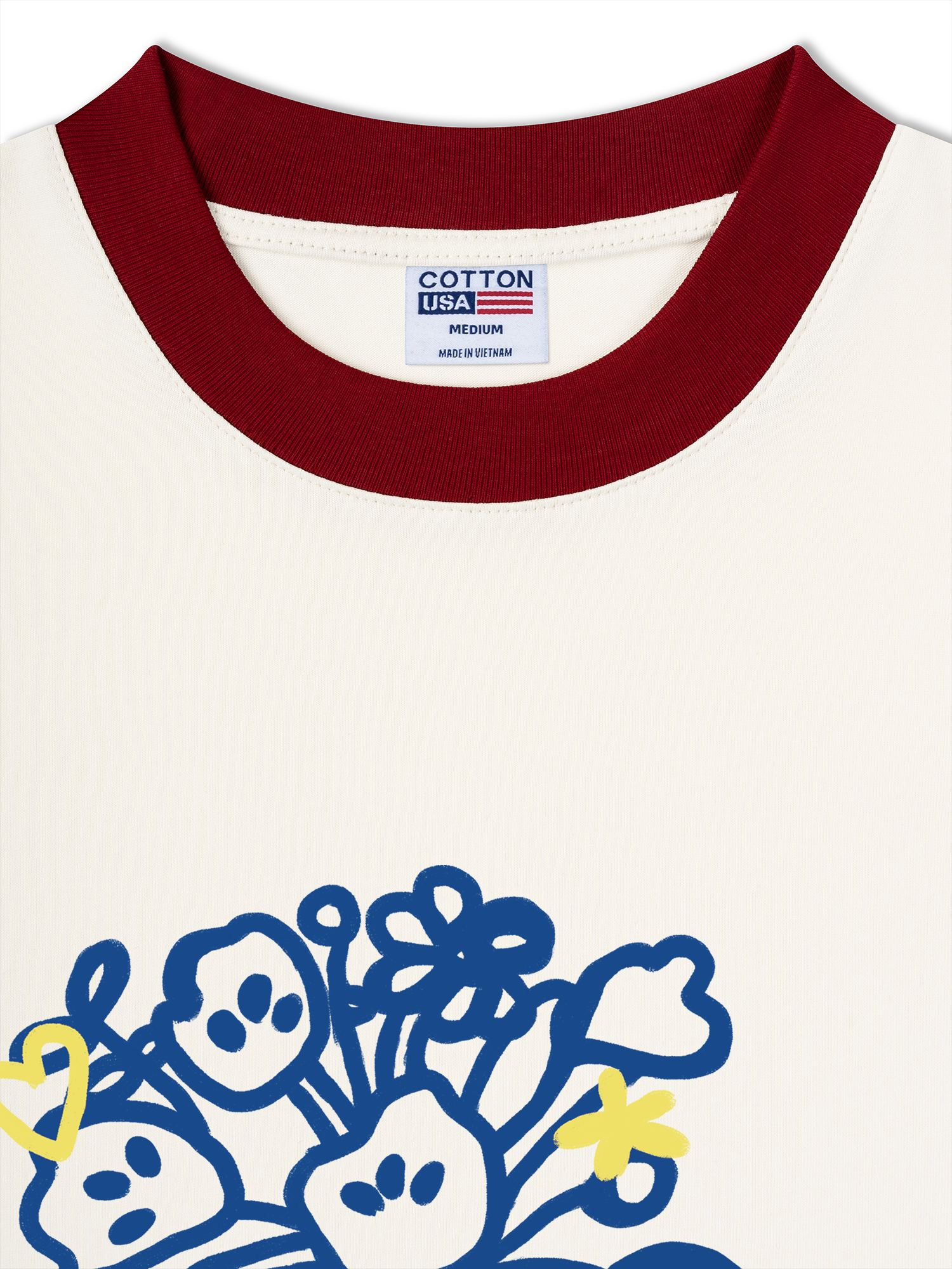 Áo Thun Ringer Relaxed Fit  Floral Day Sofinl