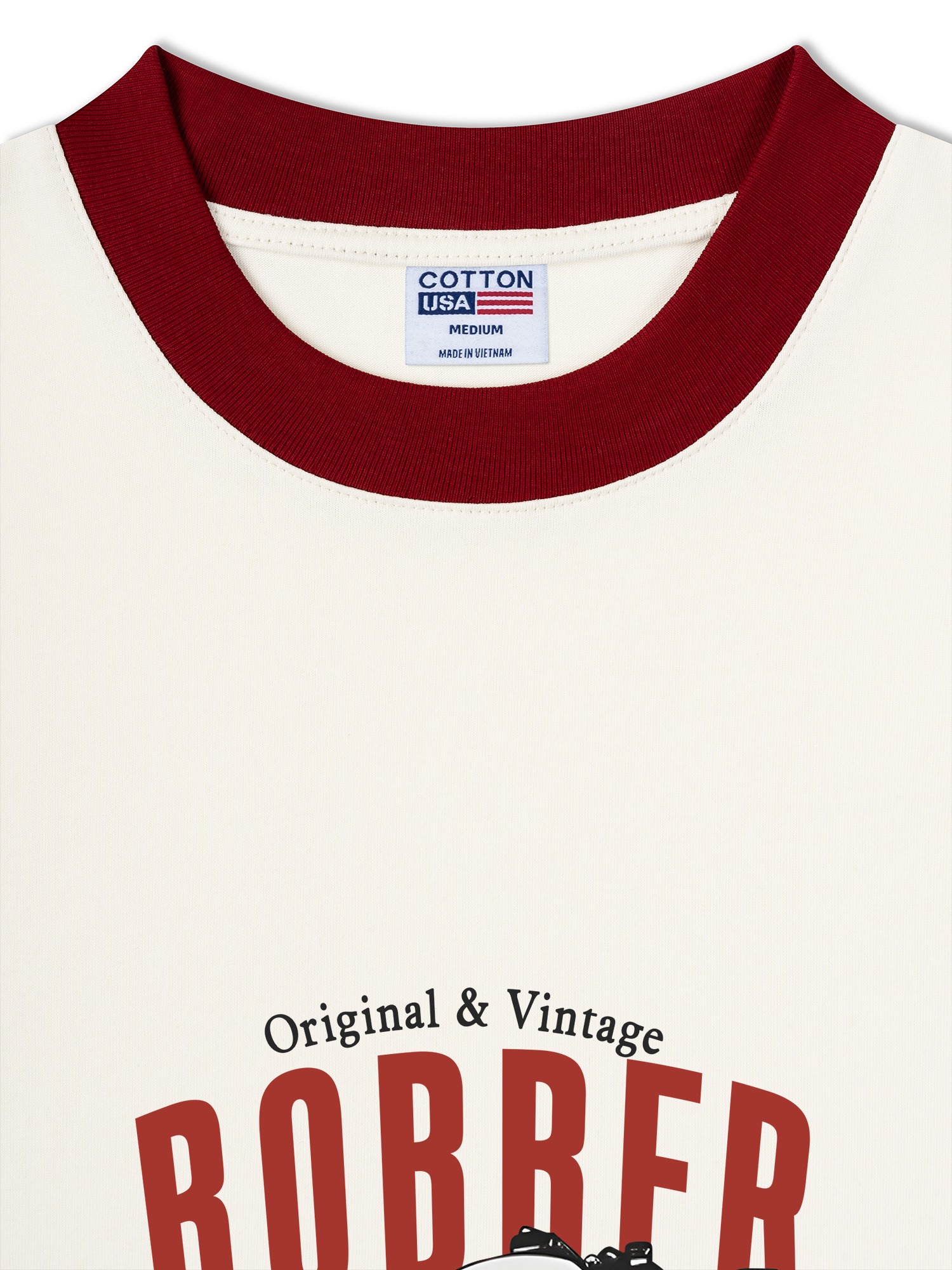 Áo Thun Ringer Relaxed Fit Original Vintage - BOBBER