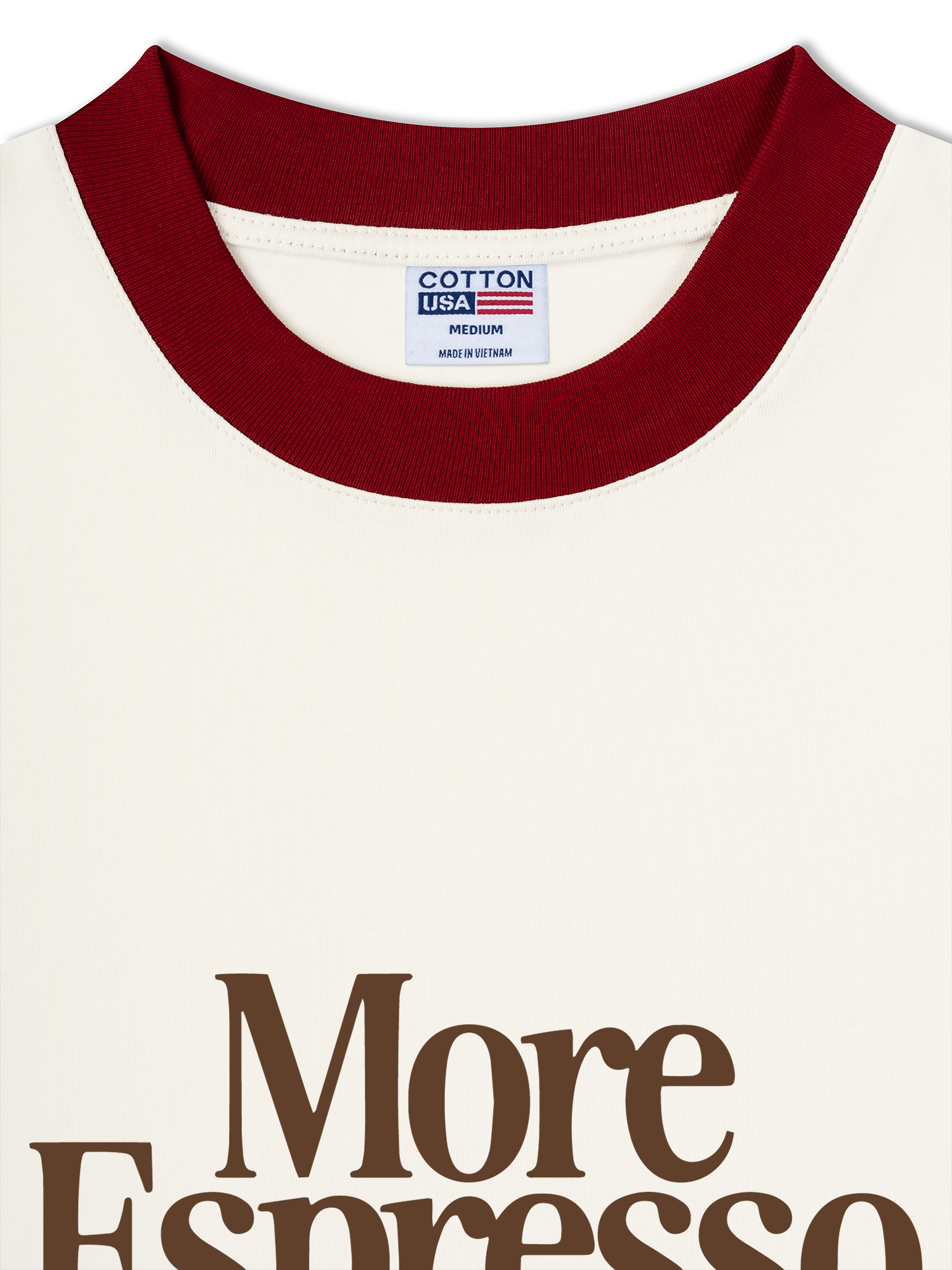 Áo Thun Ringer Relaxed Fit More Espresso