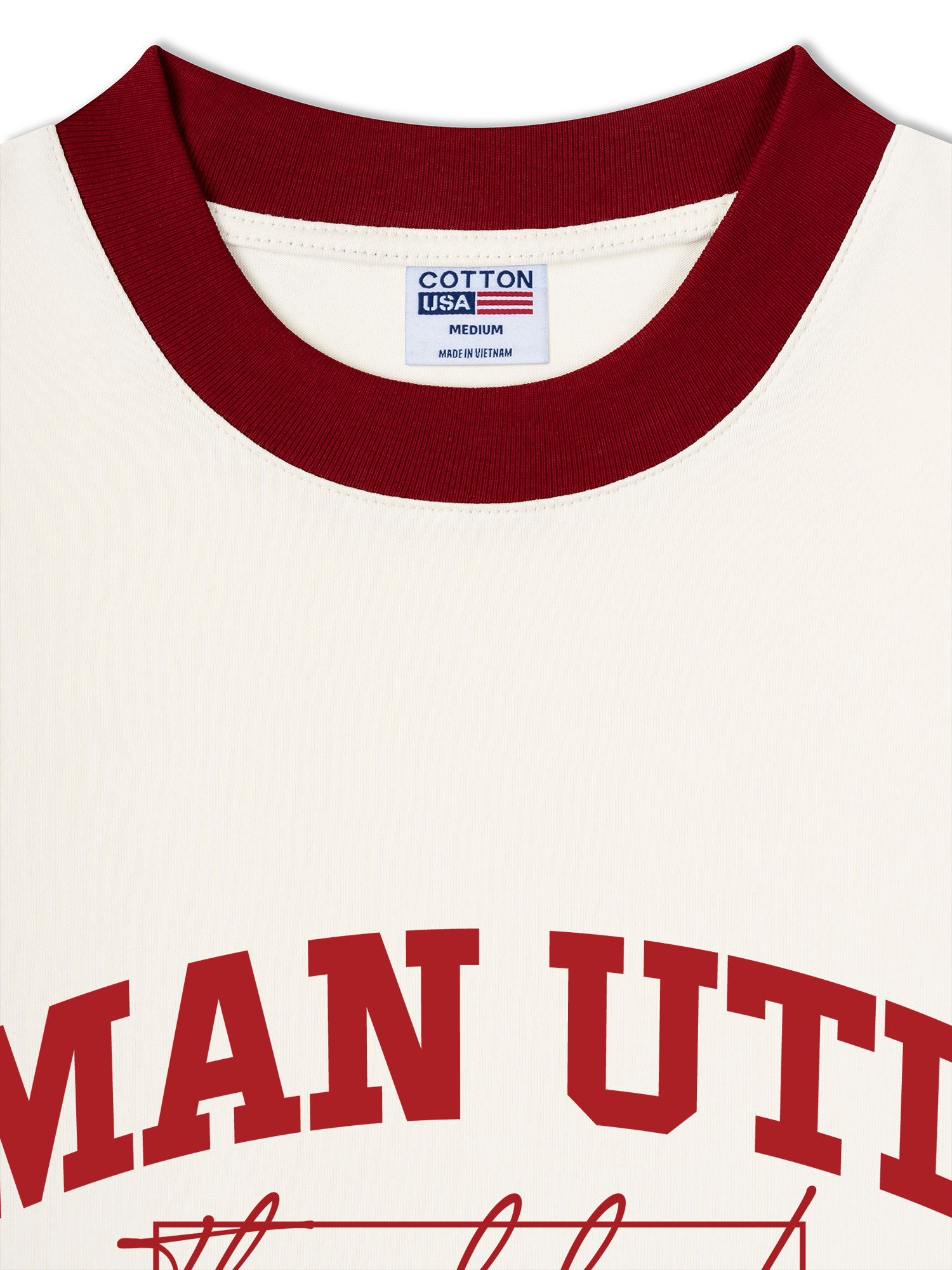 Áo Thun Ringer Relaxed Fit MAN UTD The Red Devils