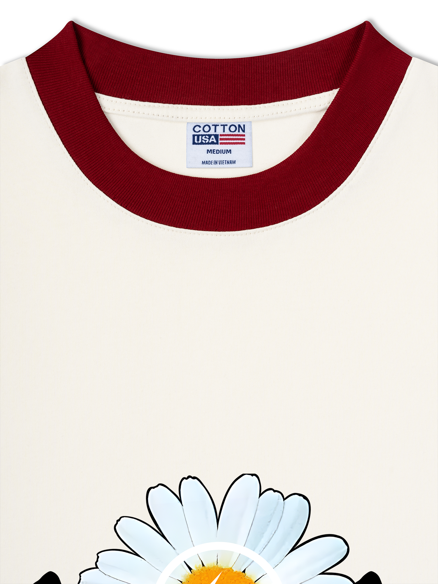 Áo Thun Ringer Relaxed Fit Floral One Of A Kind