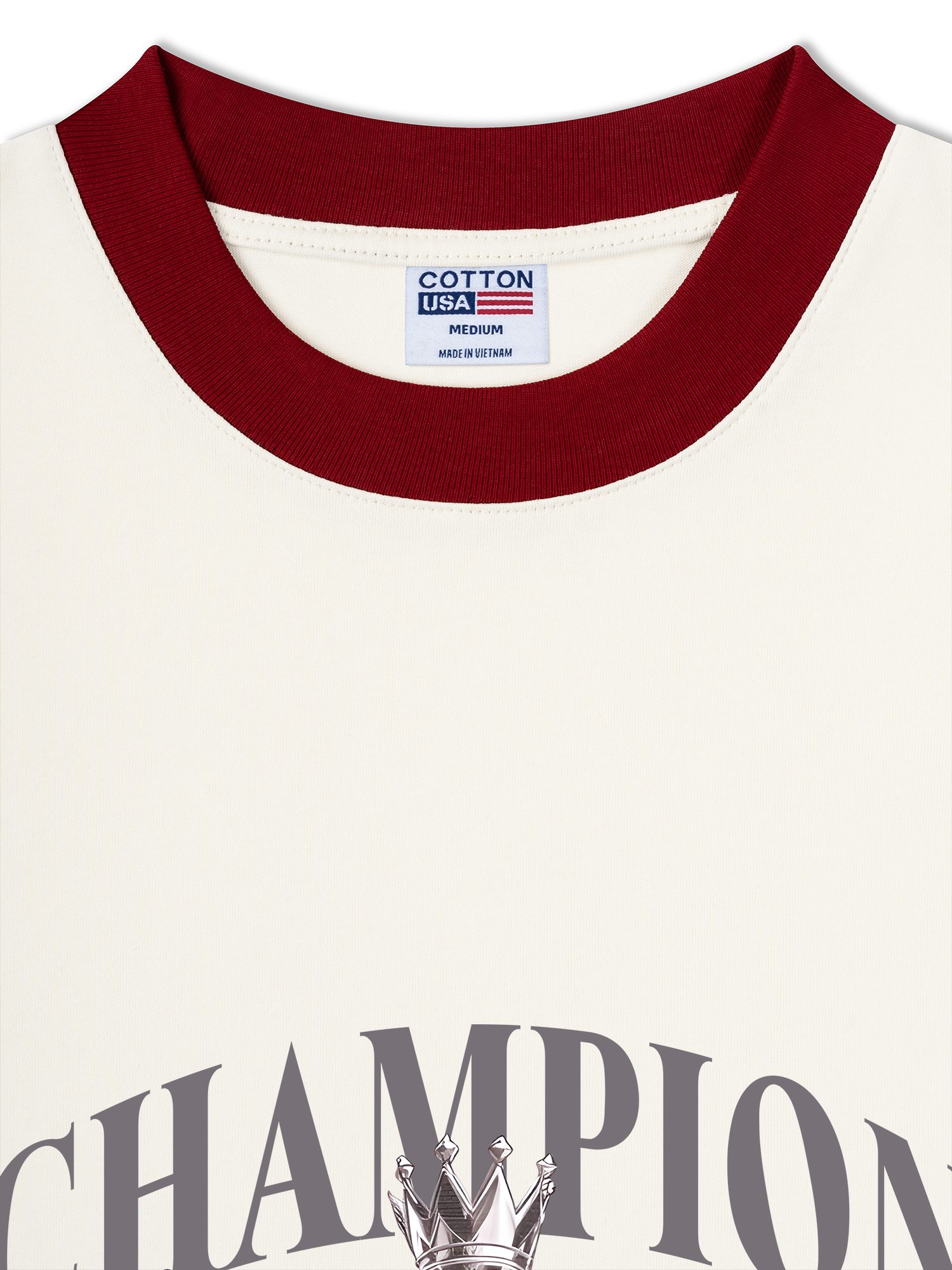 Áo Thun Ringer Relaxed Fit Champions Royal Team