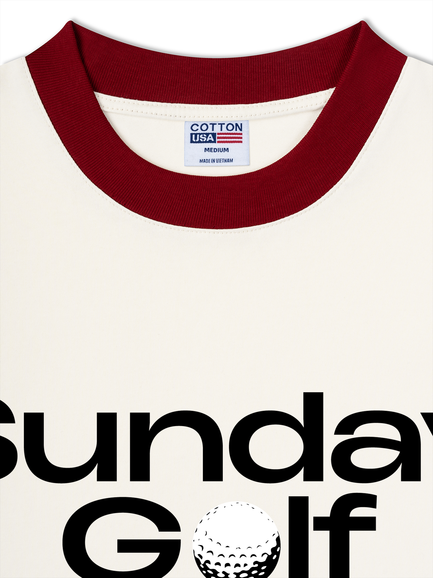 Áo Thun Ringer Relaxed Fit Golf Sunday Club