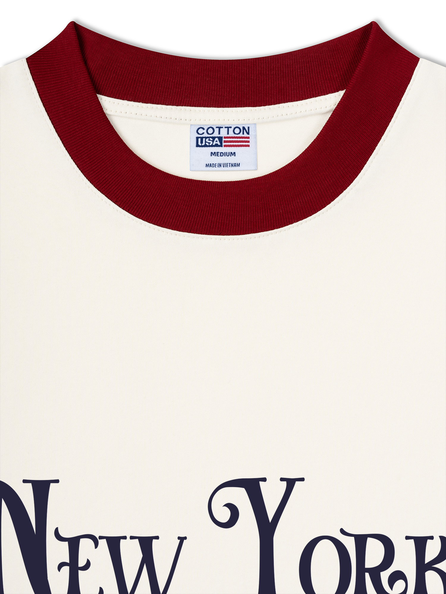 Áo Thun Ringer Relaxed Fit City New York