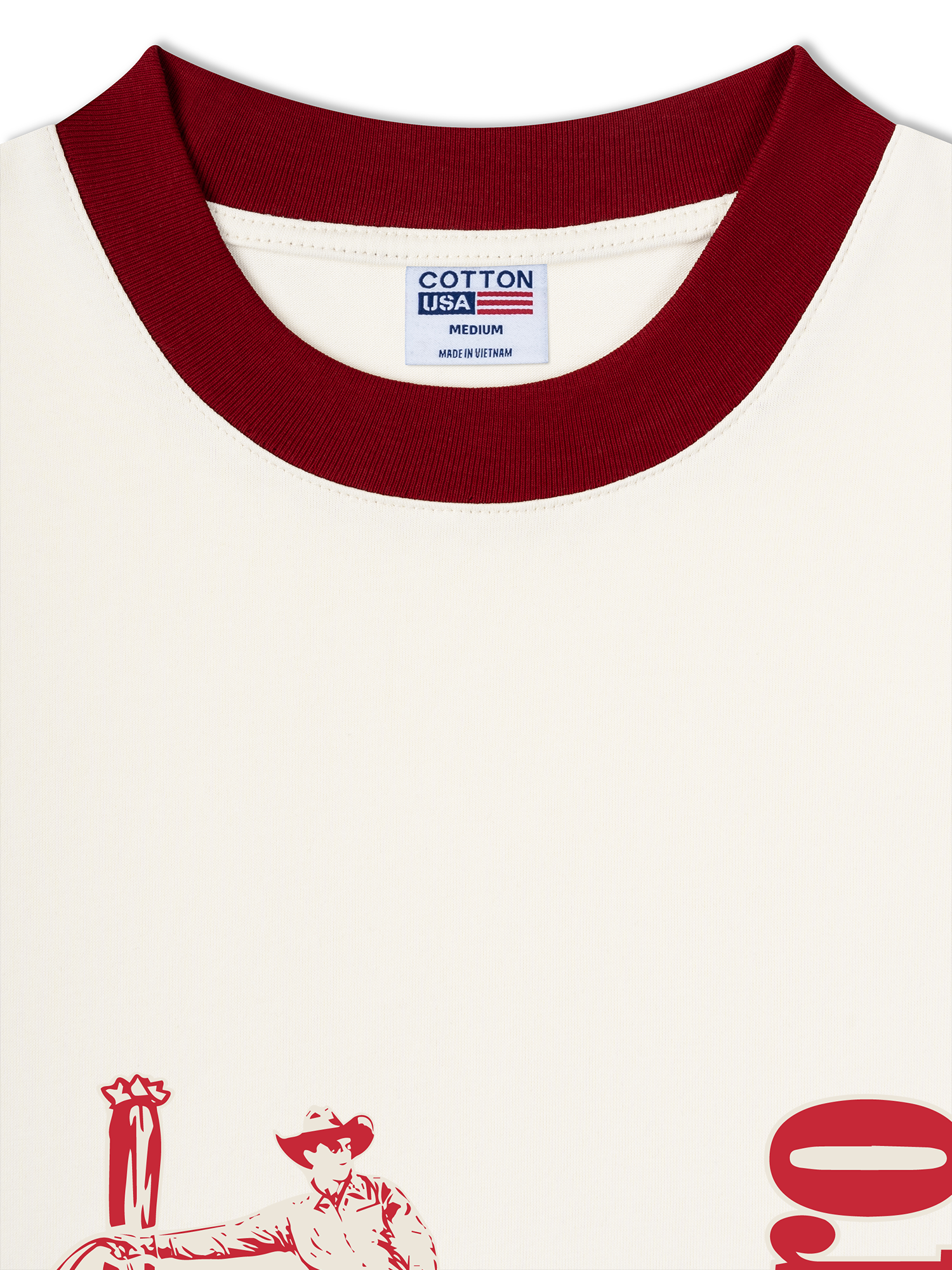 Áo Thun Ringer Relaxed Fit Marlboro High Noon