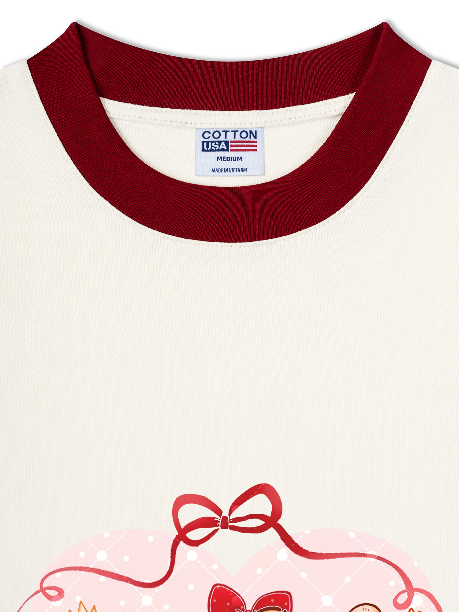 Áo Thun Ringer Relaxed Fit Ballet Bears