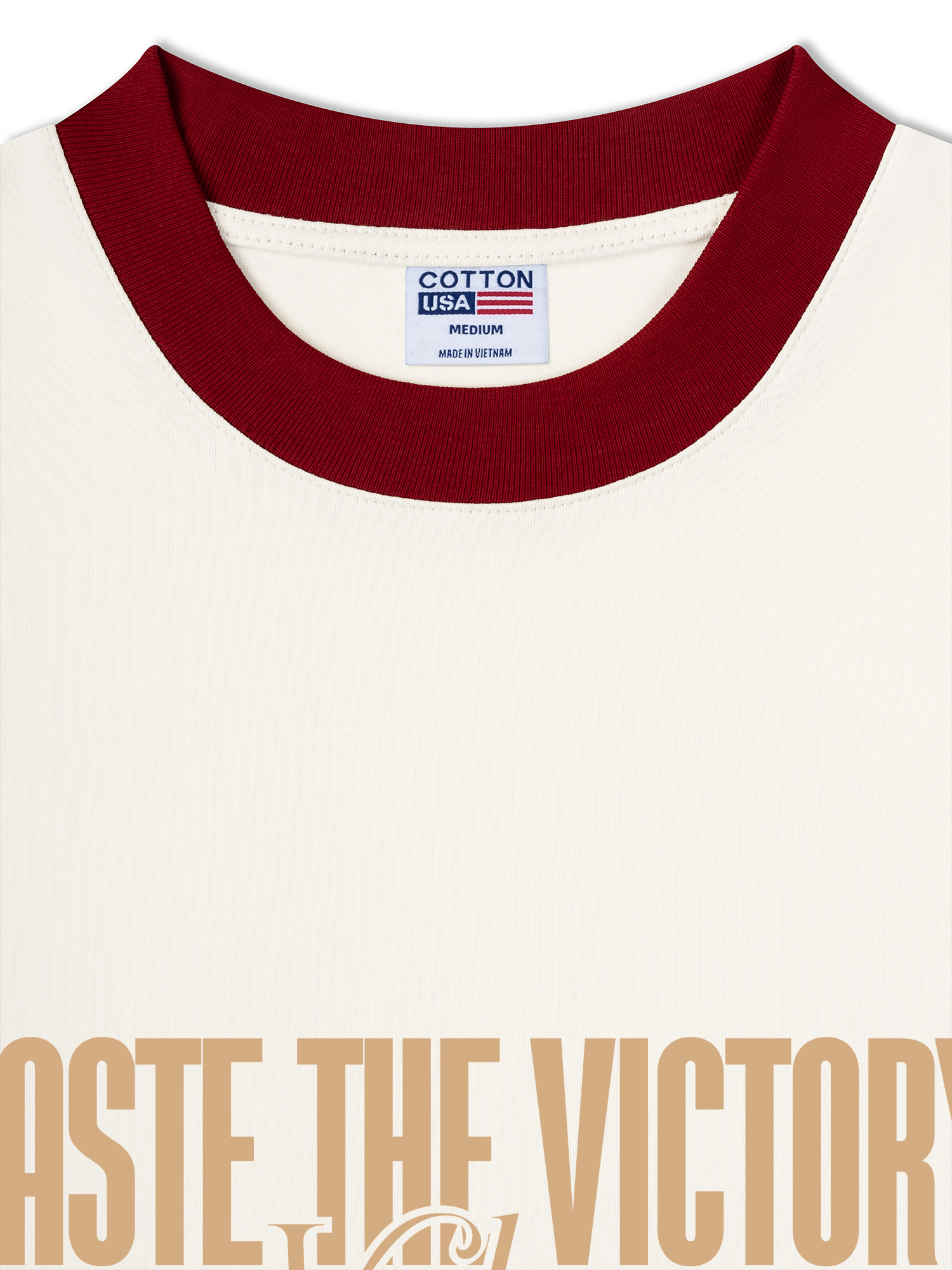 Áo Thun Ringer Relaxed Fit Champions Taste The Victory