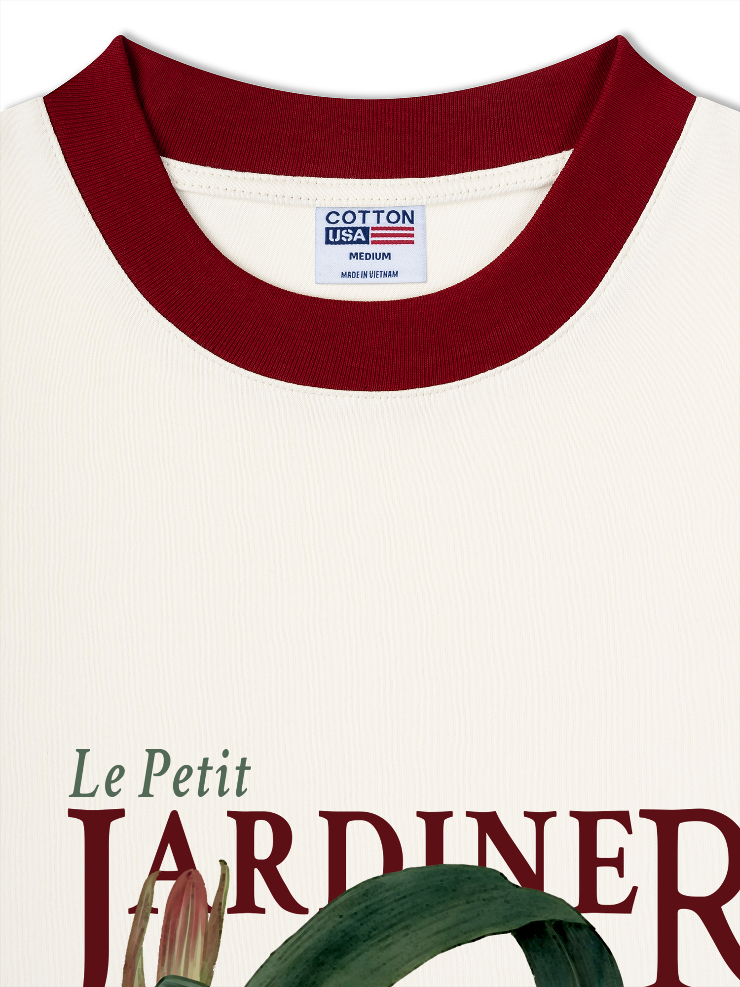 Áo Thun Ringer Relaxed Fit Le Petit Jardiner