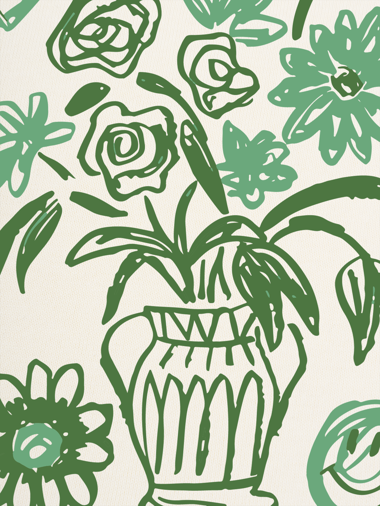 Áo Thun Ringer Relaxed Fit Floral Artiste Des Fleurs