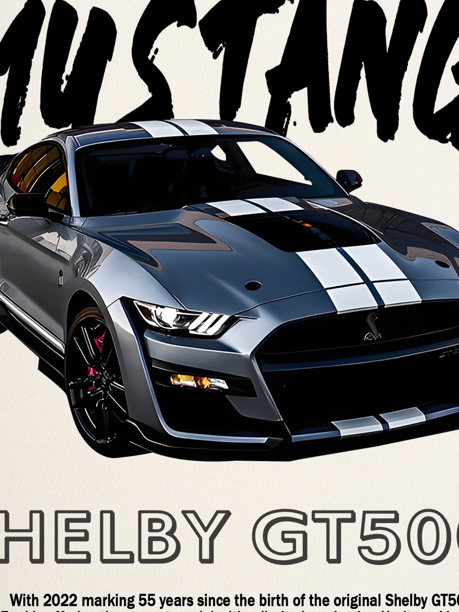 Áo Thun Ringer Relaxed Fit Mustang Shelby GT500