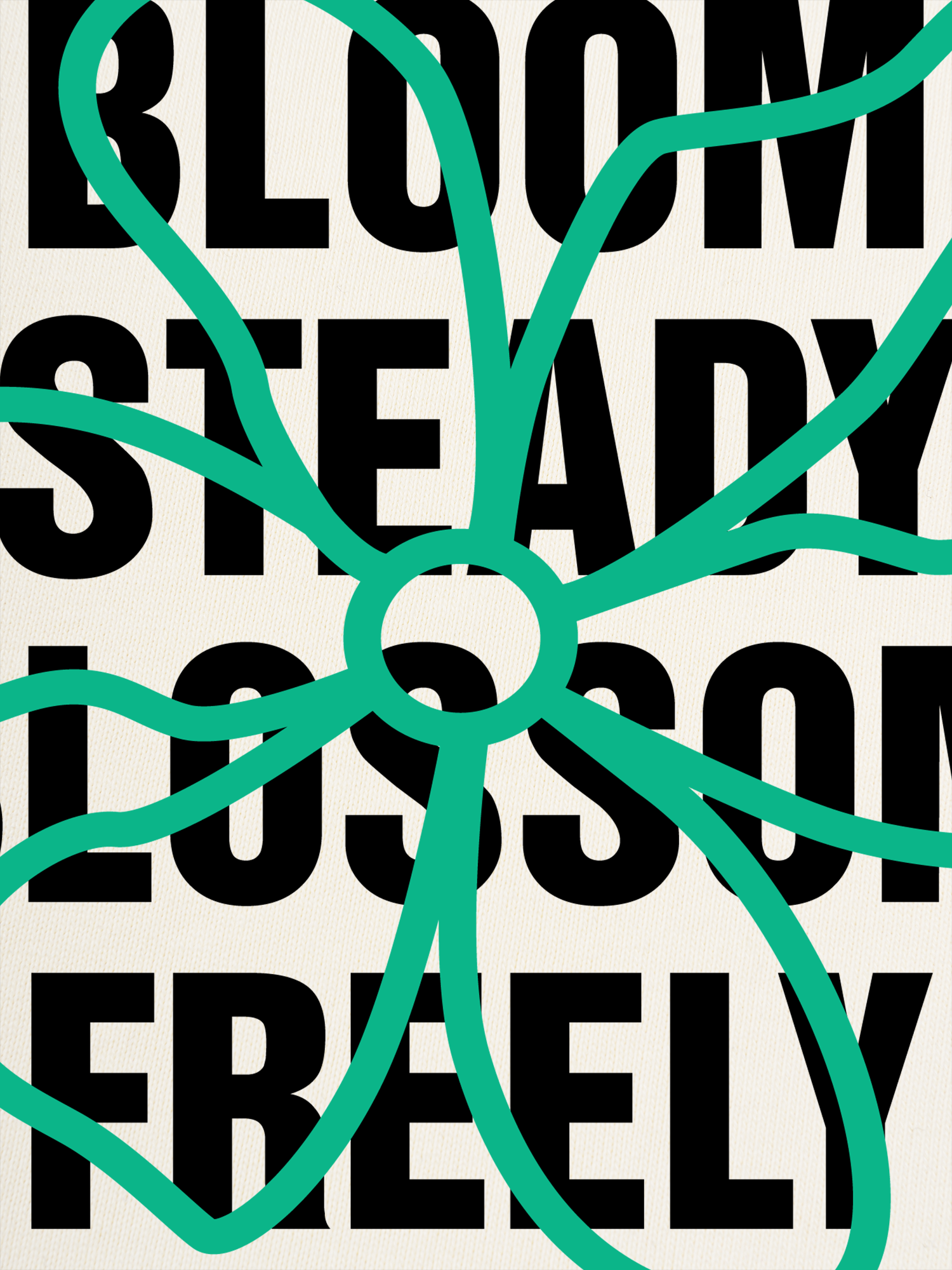 Áo Thun Ringer Relaxed Fit Floral Bloom Steady