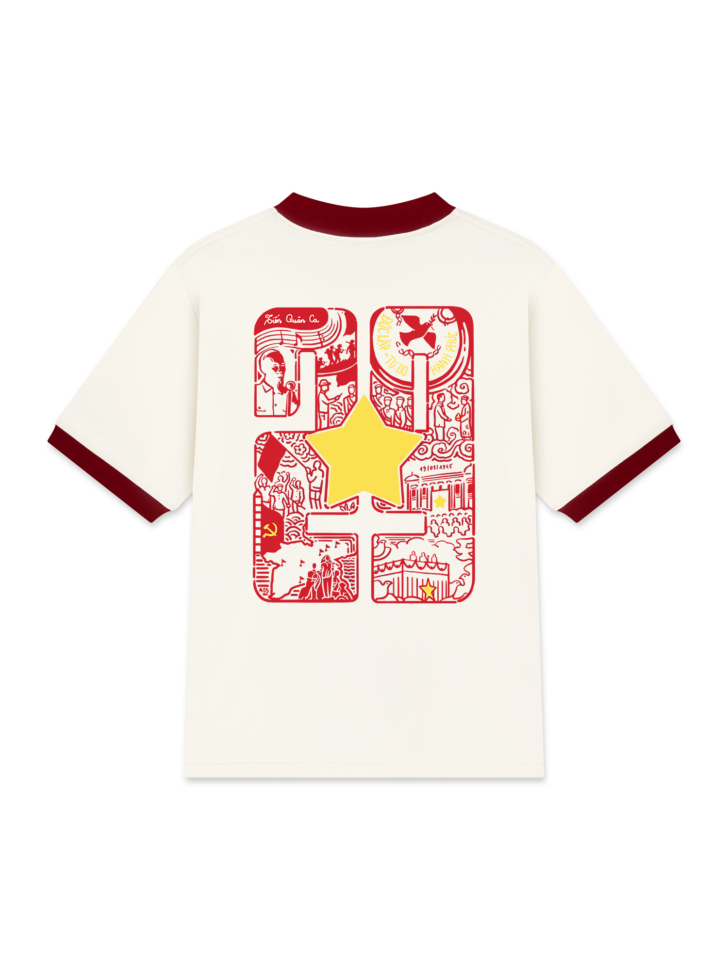 Áo Thun Ringer Relaxed Fit Quốc Khánh 02.09