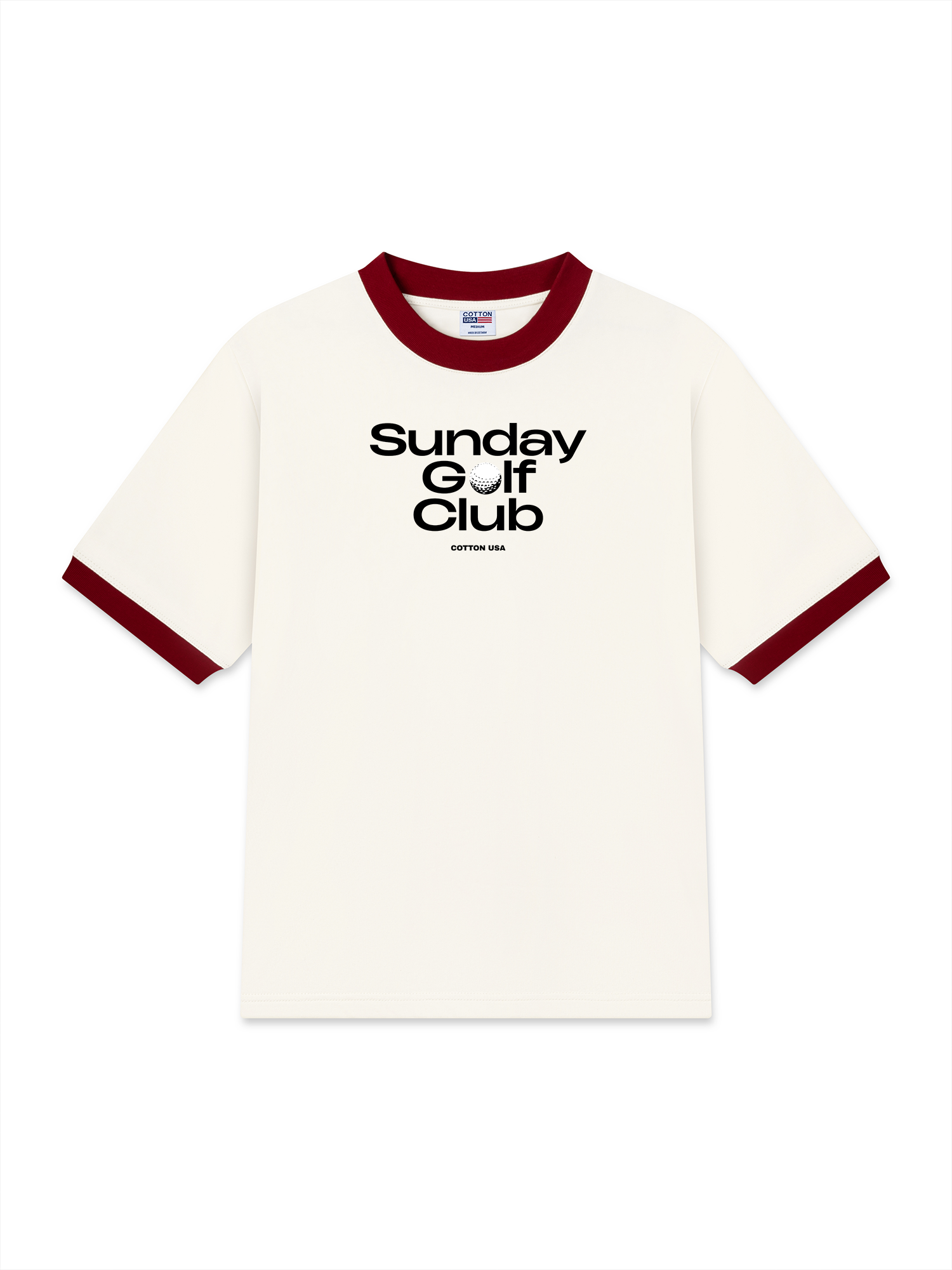 Áo Thun Ringer Relaxed Fit Golf Sunday Club