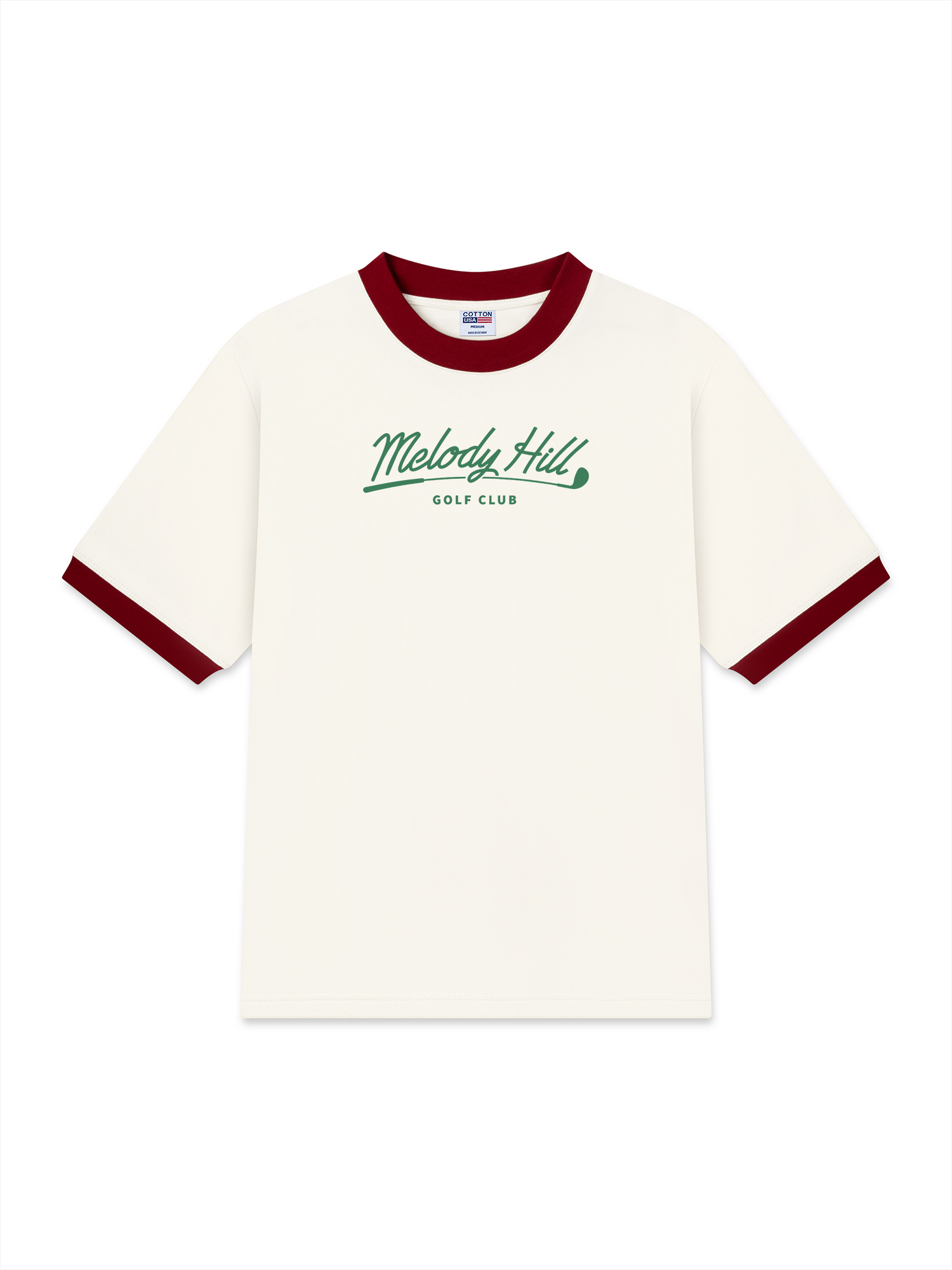 Áo Thun Ringer Relaxed Fit Golf Melody Hill