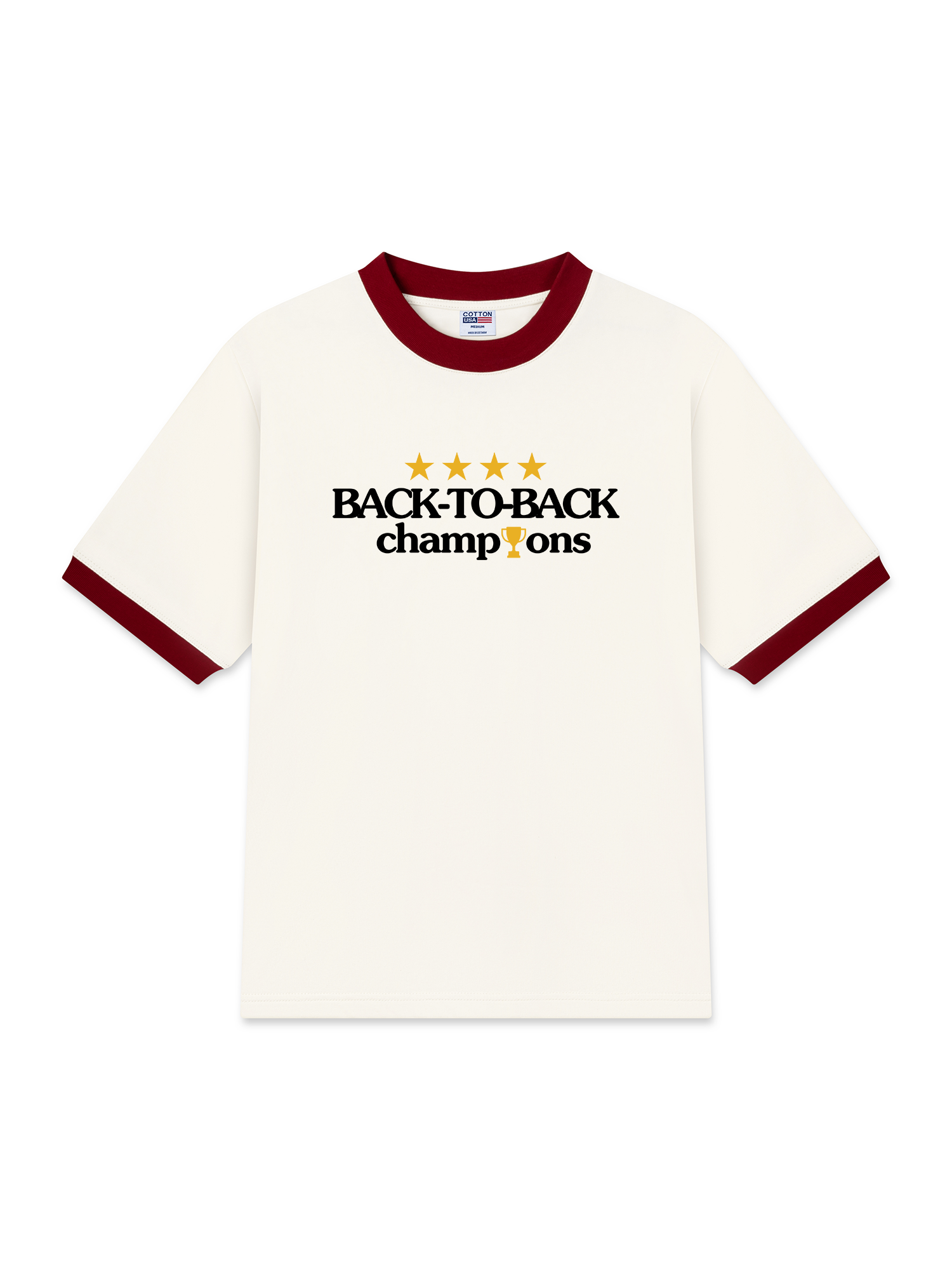 Áo Thun Ringer Relaxed Fit Champions Back To Back