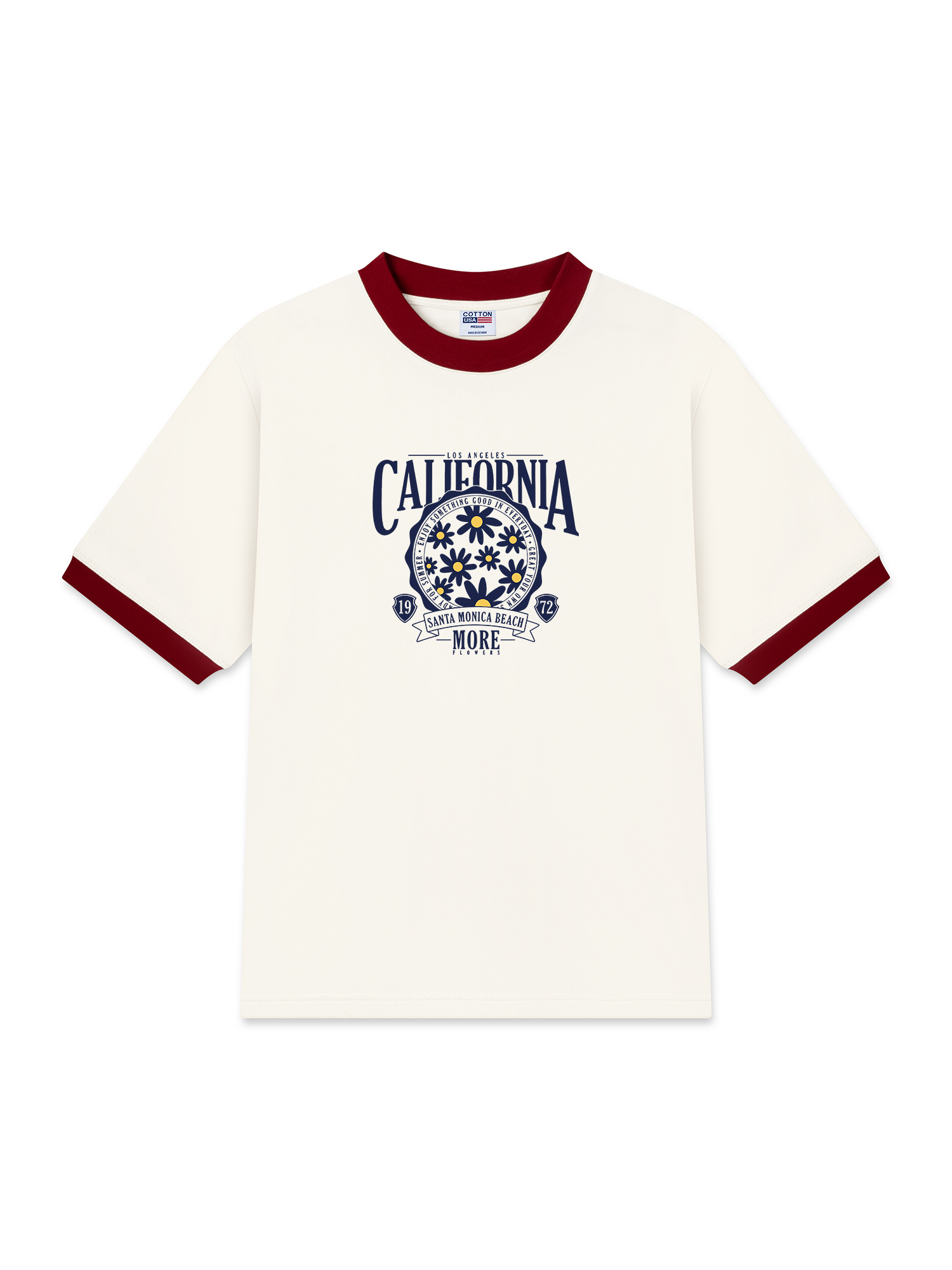 Áo Thun Ringer Relaxed Fit City Califonia