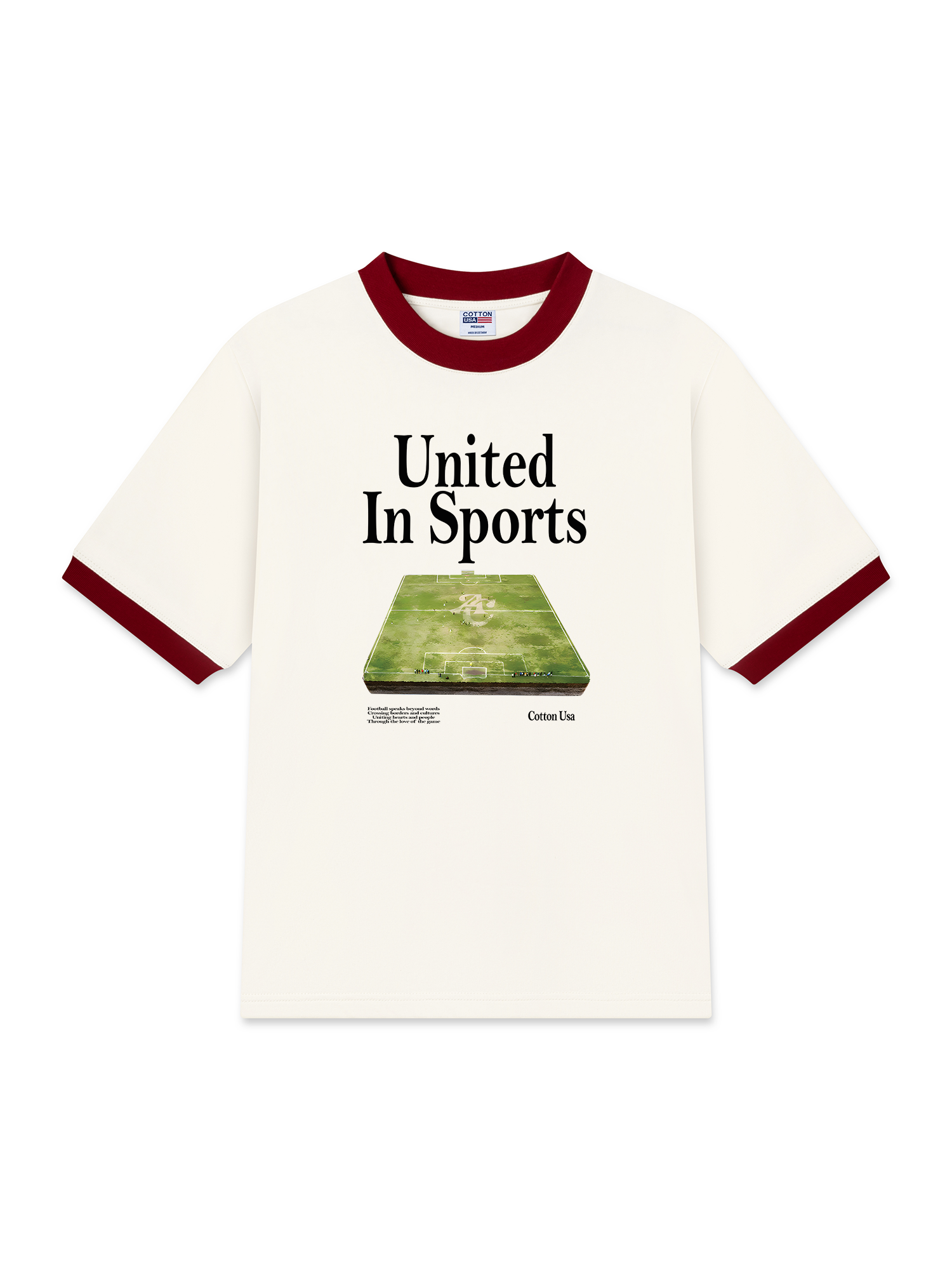 Áo Thun Ringer Relaxed Fit Soccer United In Sports