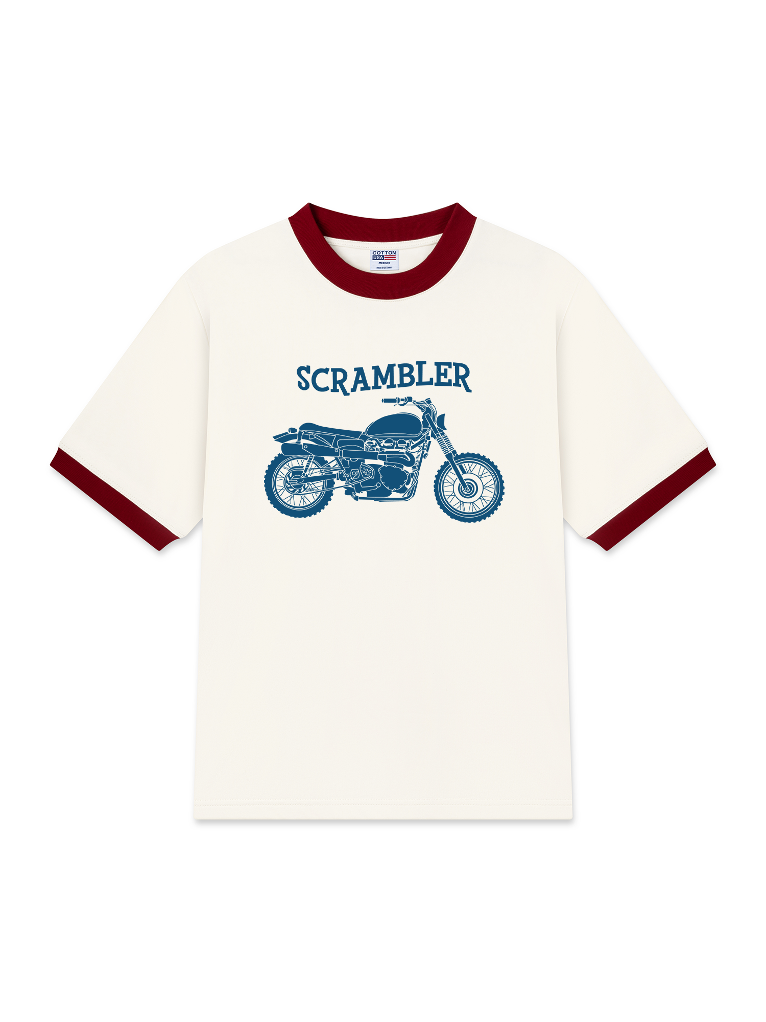 Áo Thun Ringer Relaxed Fit Scrambler Spirit