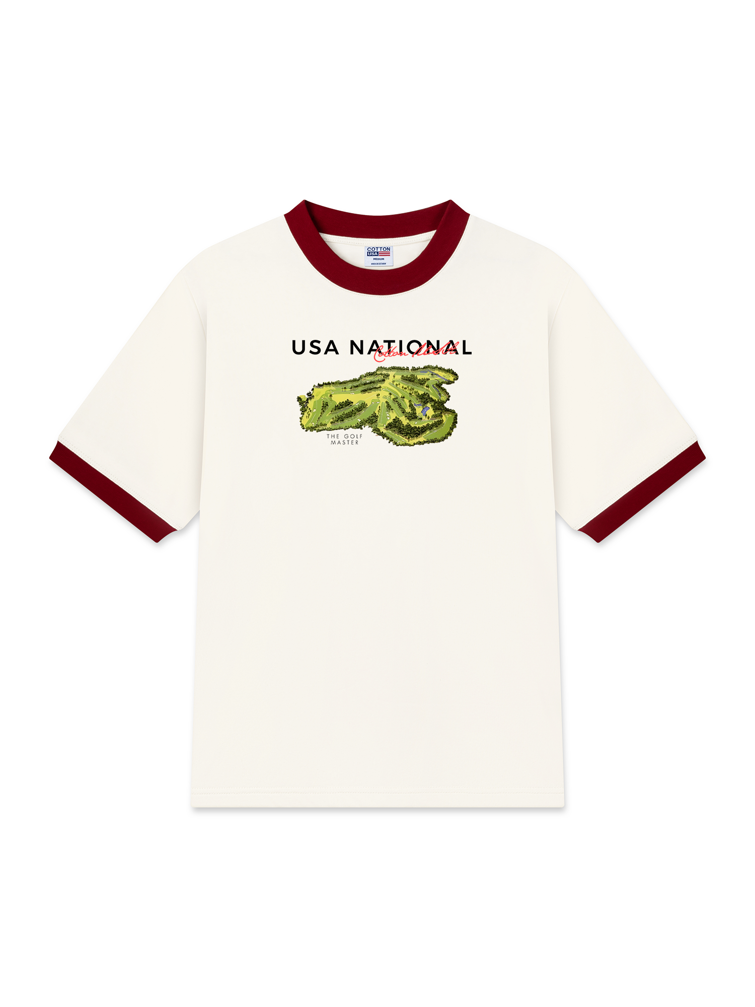 Áo Thun Ringer Relaxed Fit Golf National Master