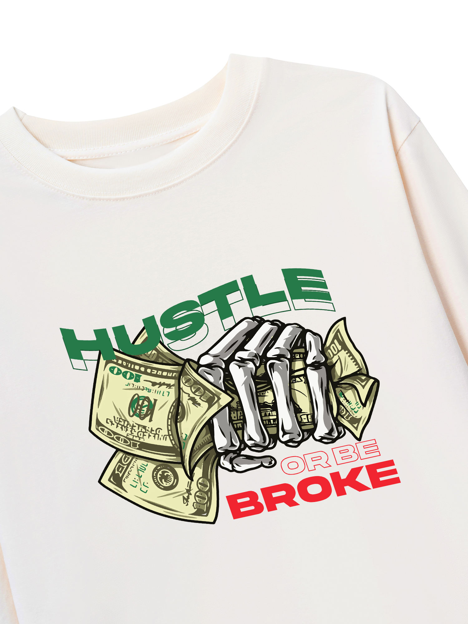 Áo Thun Dài Tay Money Hustle Or Be Broke