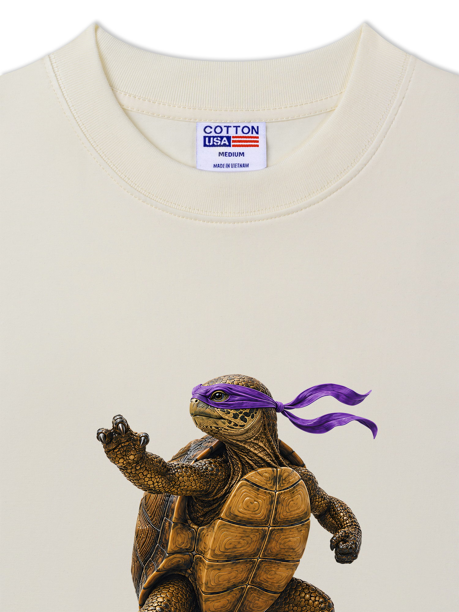 Áo Thun Relaxed Fit Purple Turtle