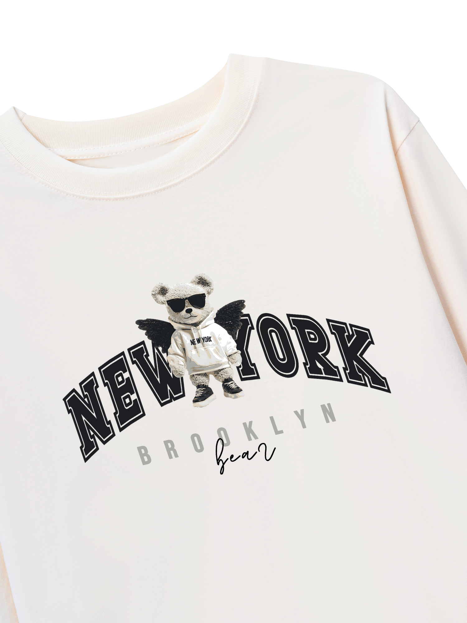Áo Thun Dài Tay City New York Bear