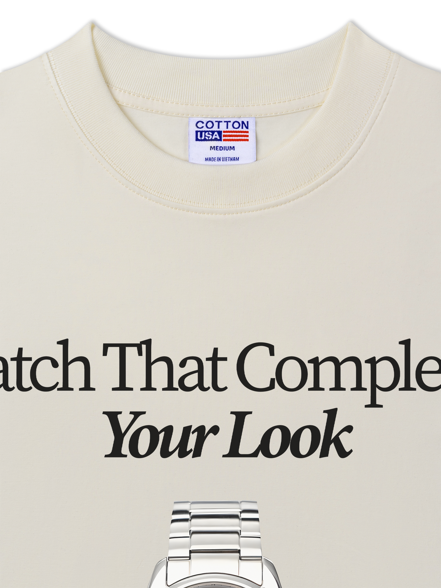 Áo Thun Relaxed Fit Watch That Completes