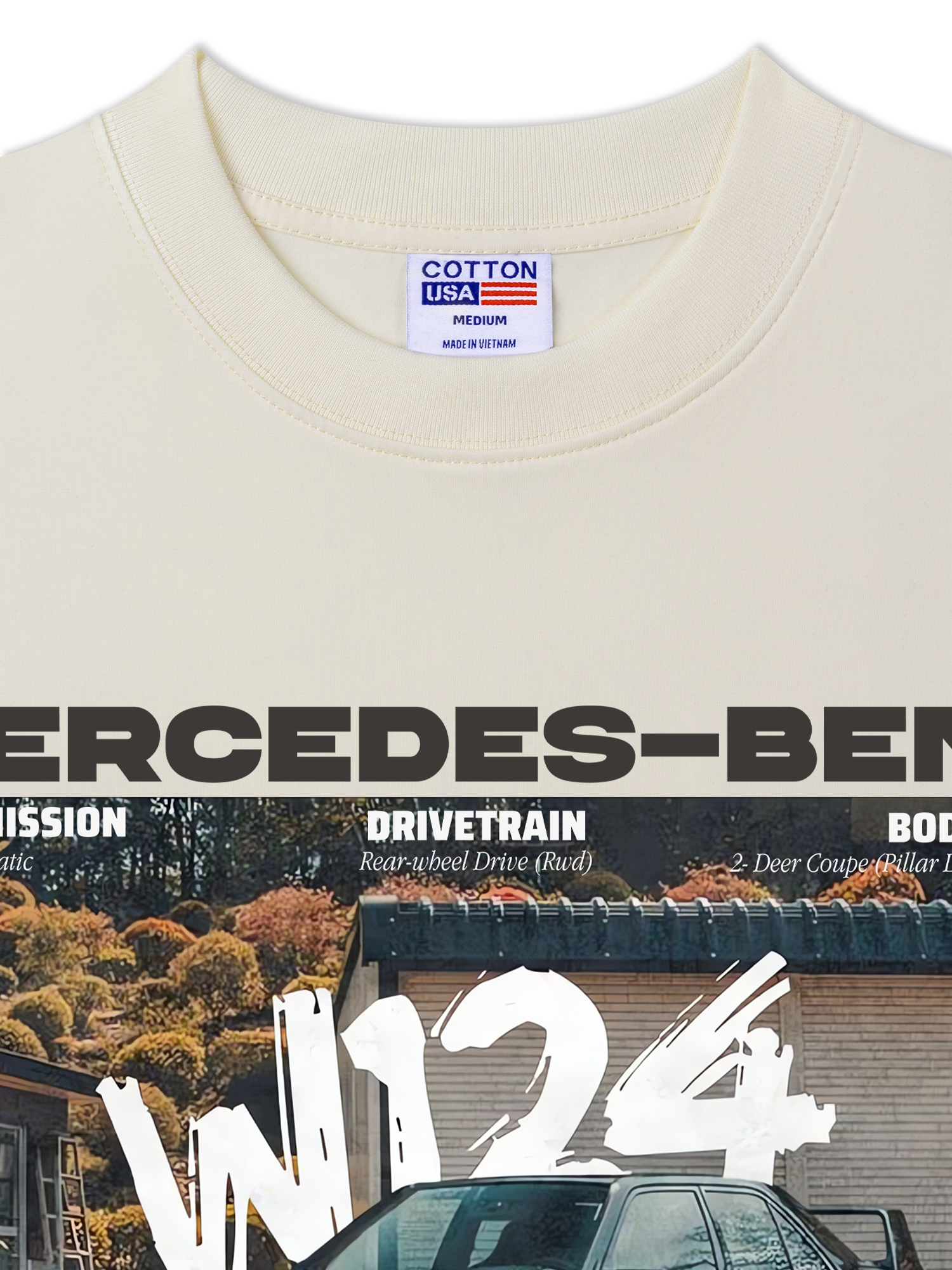 Áo Thun Relaxed Fit Mercedes W124 1993