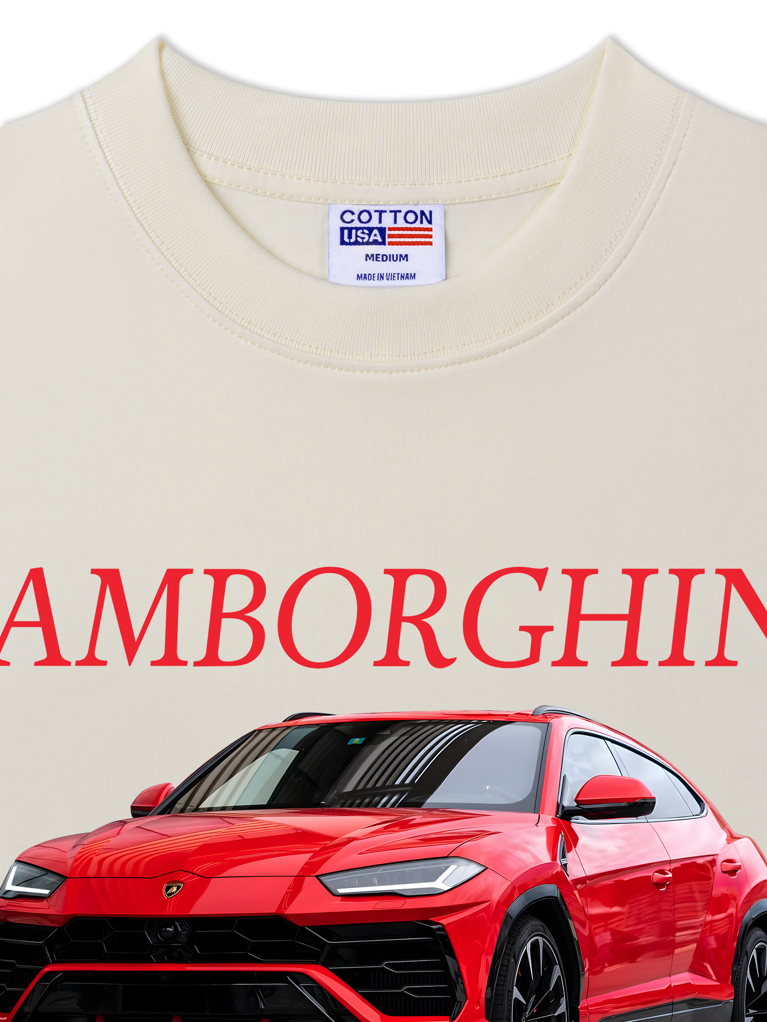 Áo Thun Relaxed Fit Lamborghini Urus Red