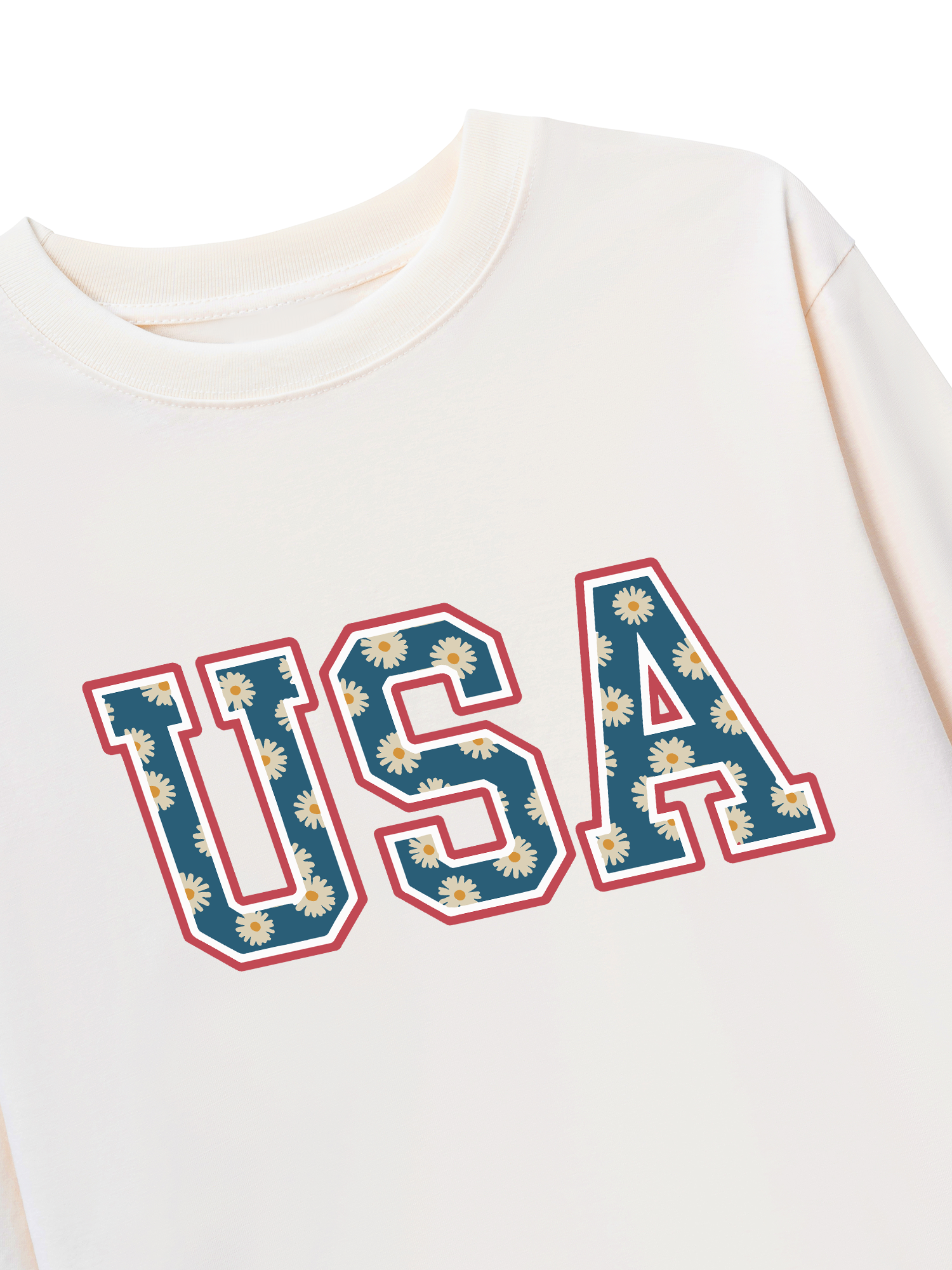 Áo Thun Dài Tay USA Daisy Season