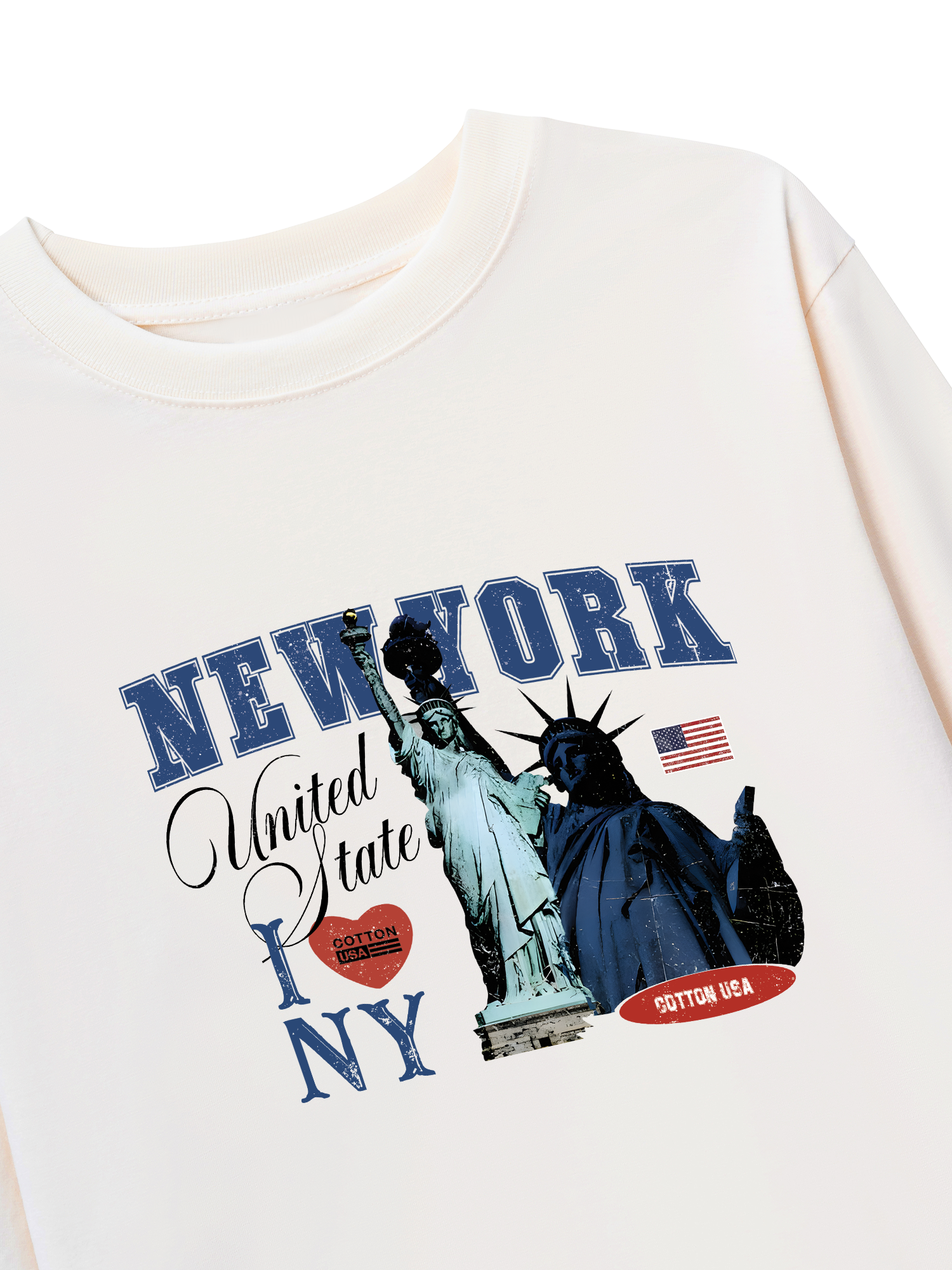 Áo Thun Dài Tay USA I LOve NY