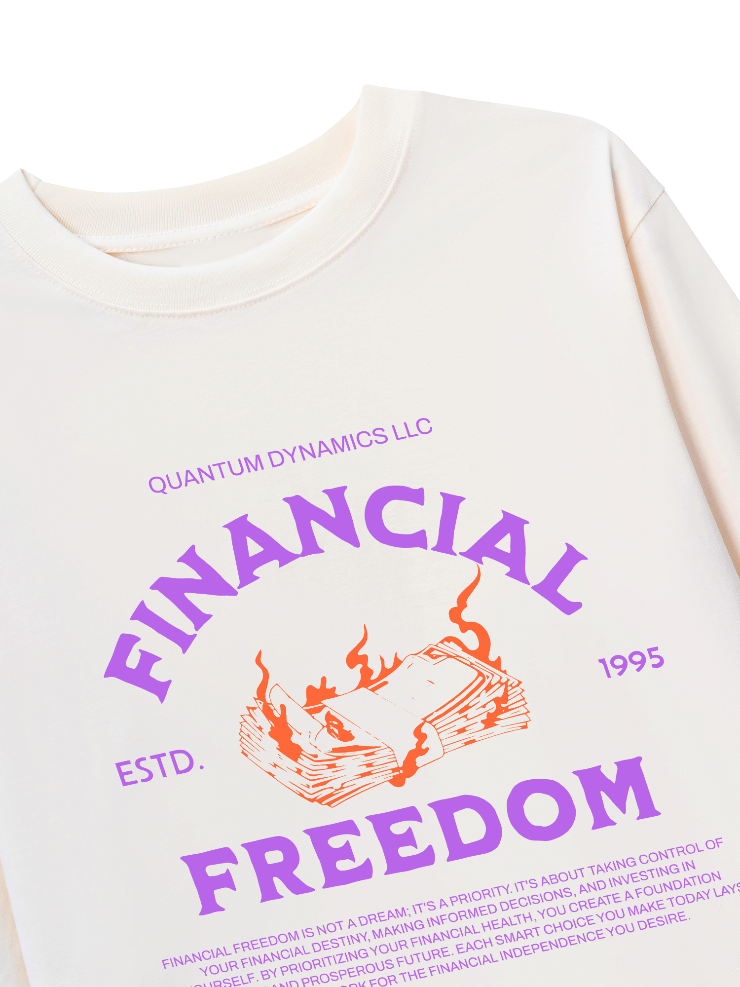 Áo Thun Dài Tay Money Financial Freedom
