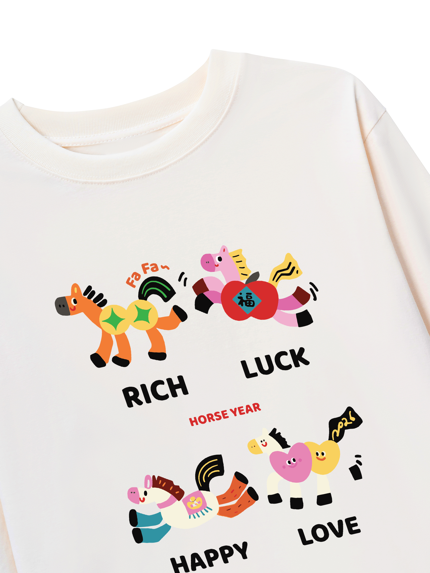 Áo Thun Dài Tay Horse Year