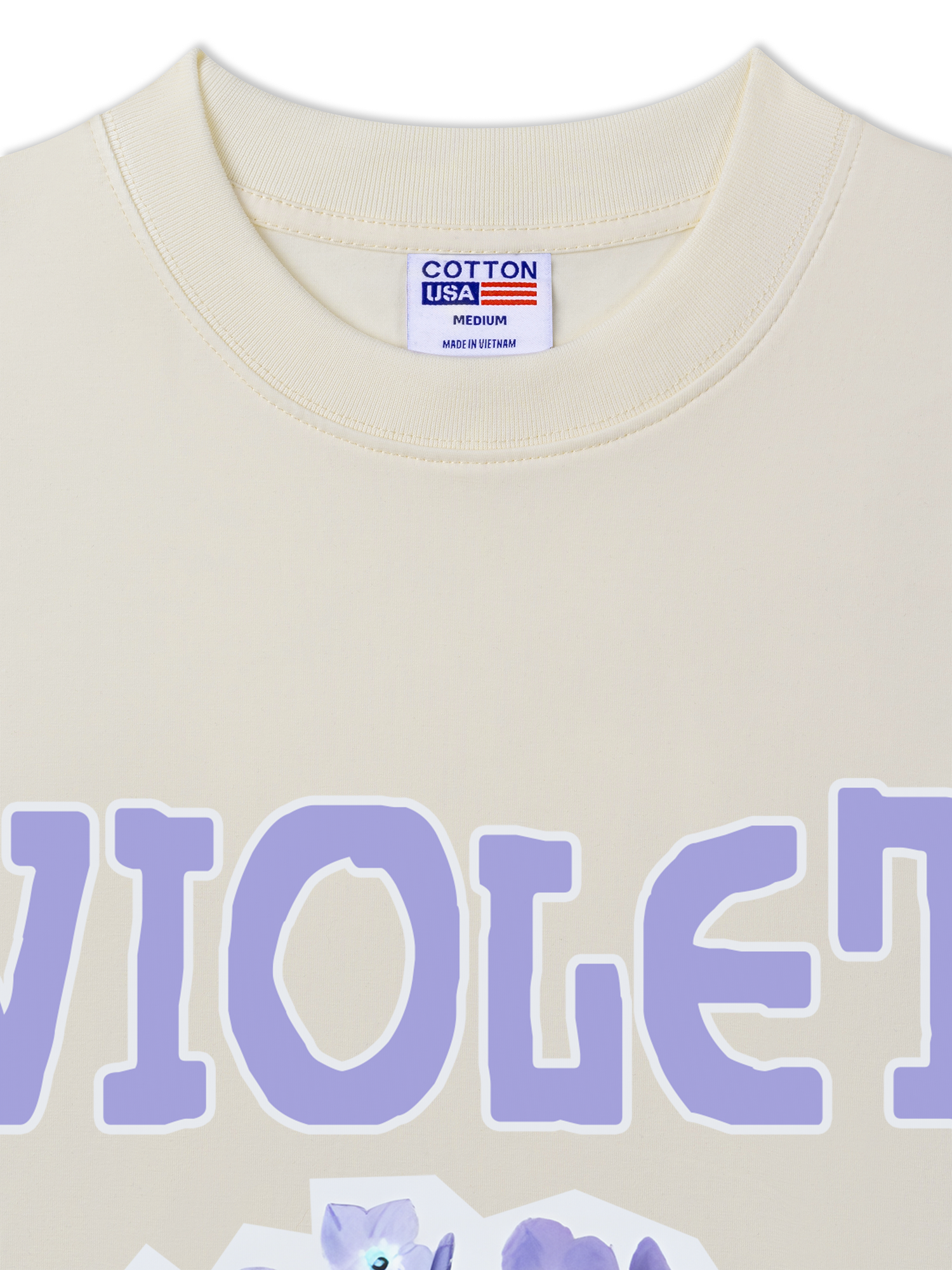 Áo Thun Relaxed Fit Floral Indoor Violet