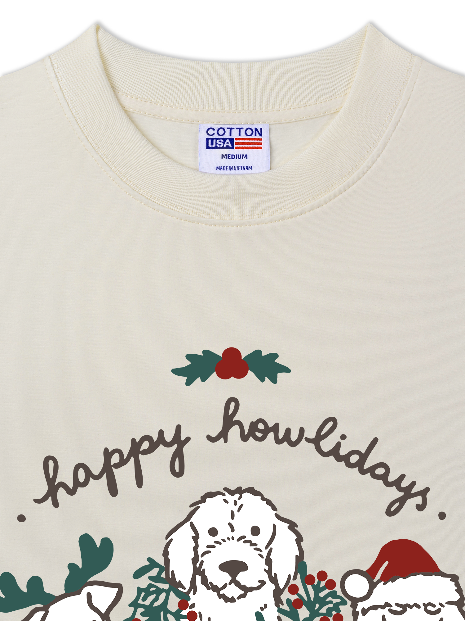 Áo Thun Relaxed Fit Happy Howlidays