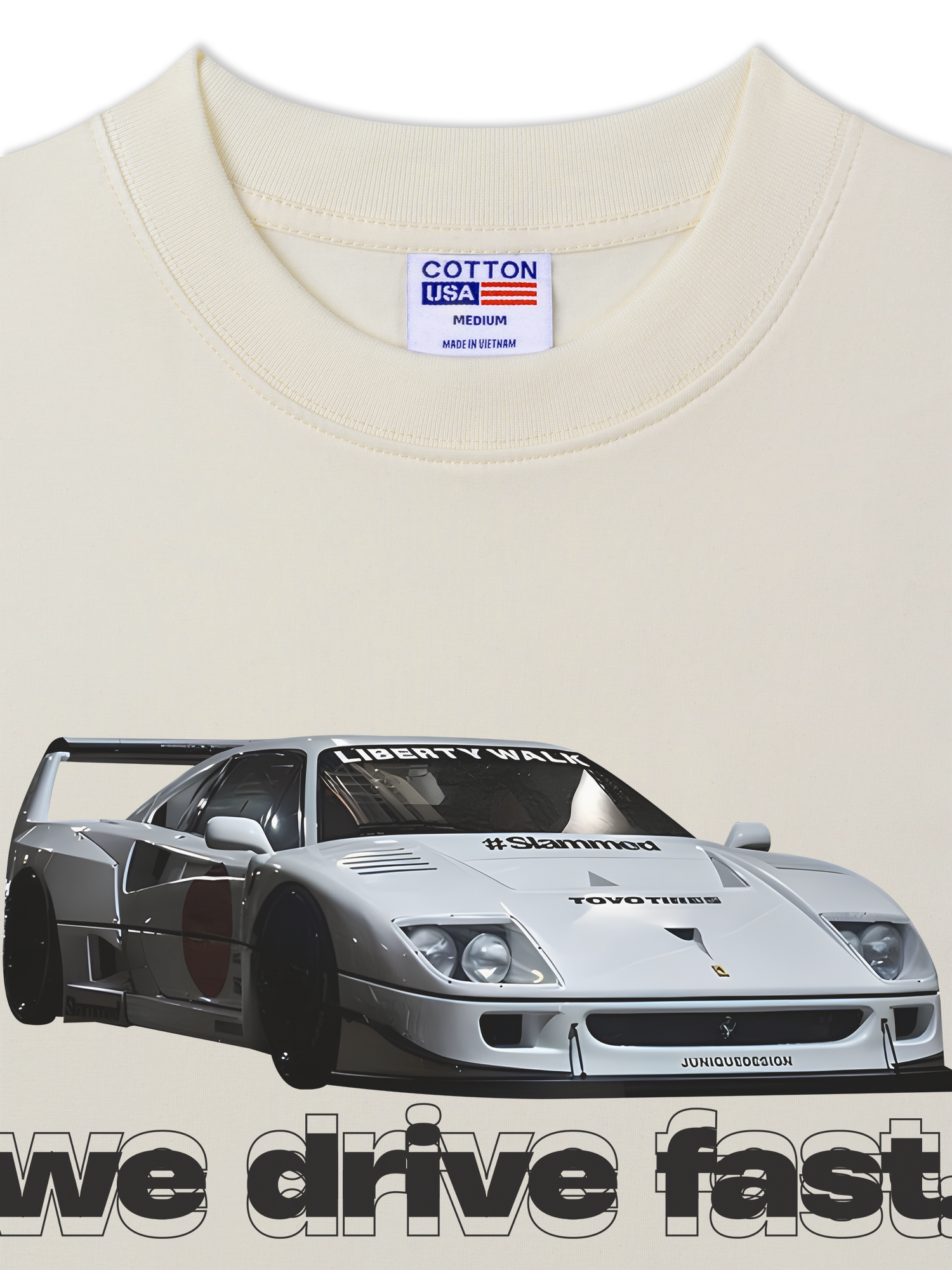 Áo Thun Relaxed Fit Ferrari We Drive Fast