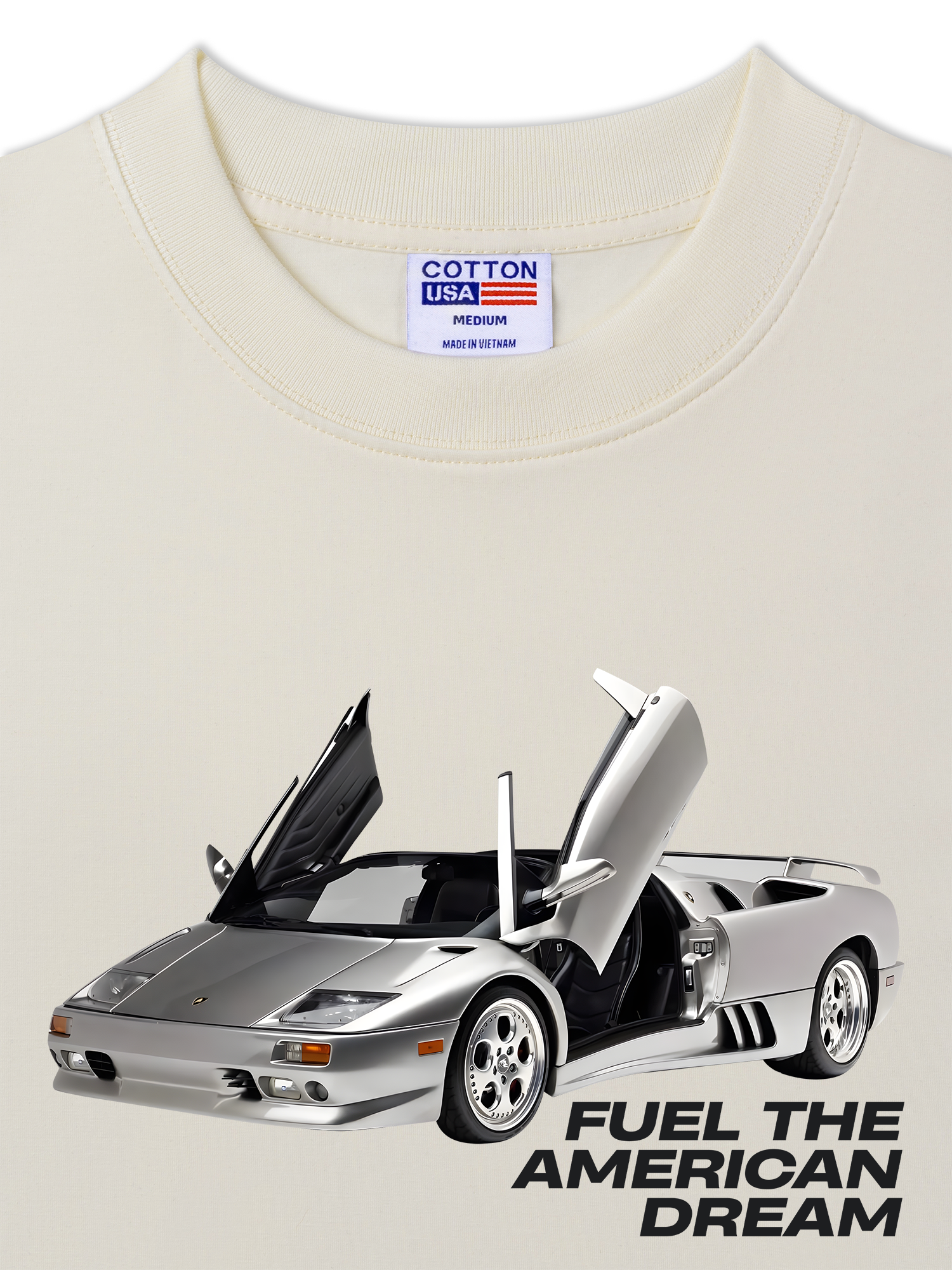 Áo Thun Relaxed Fit Lamborghini Fuel The American Dream